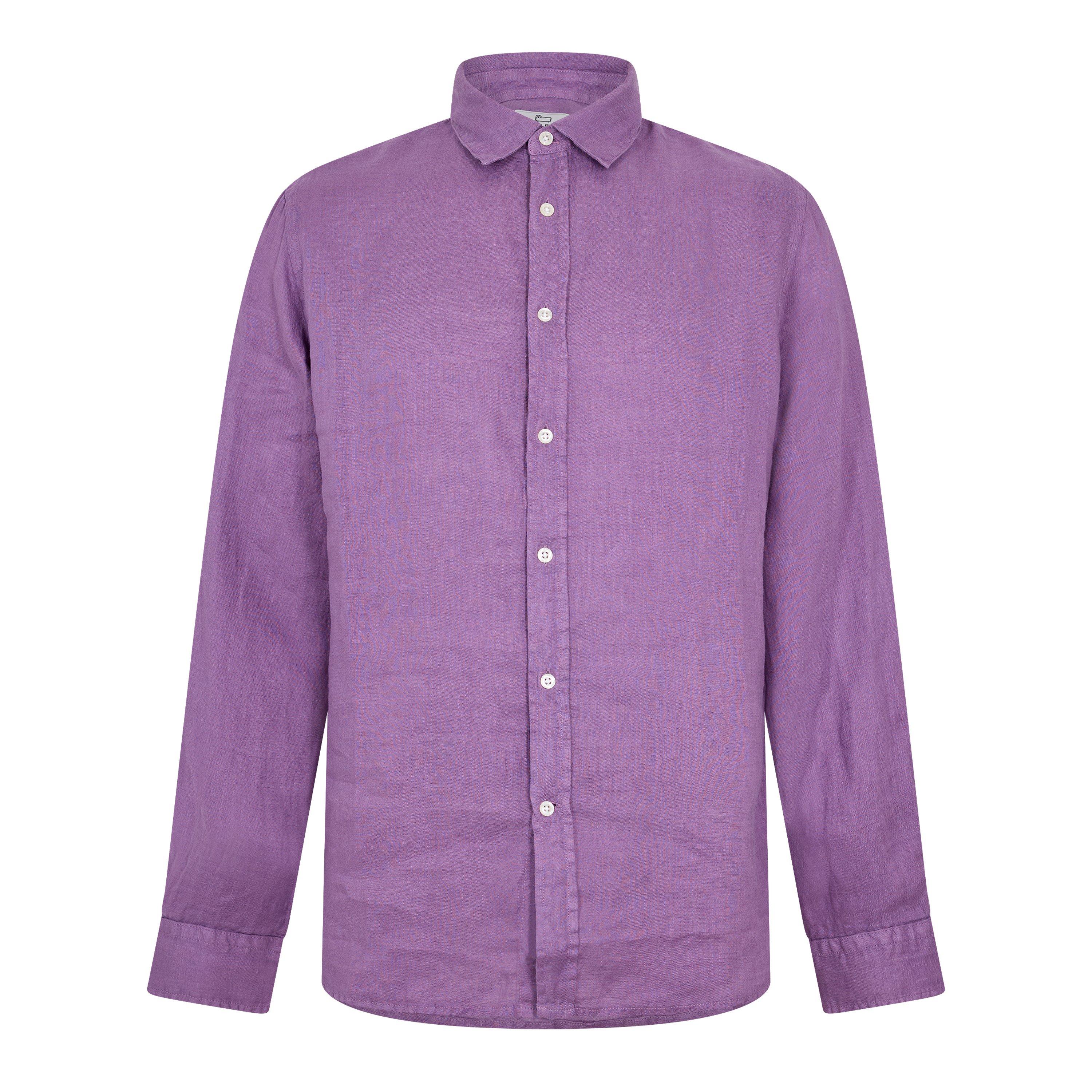 Woolrich Wool Linen Shirt - Grapeade - Medium
