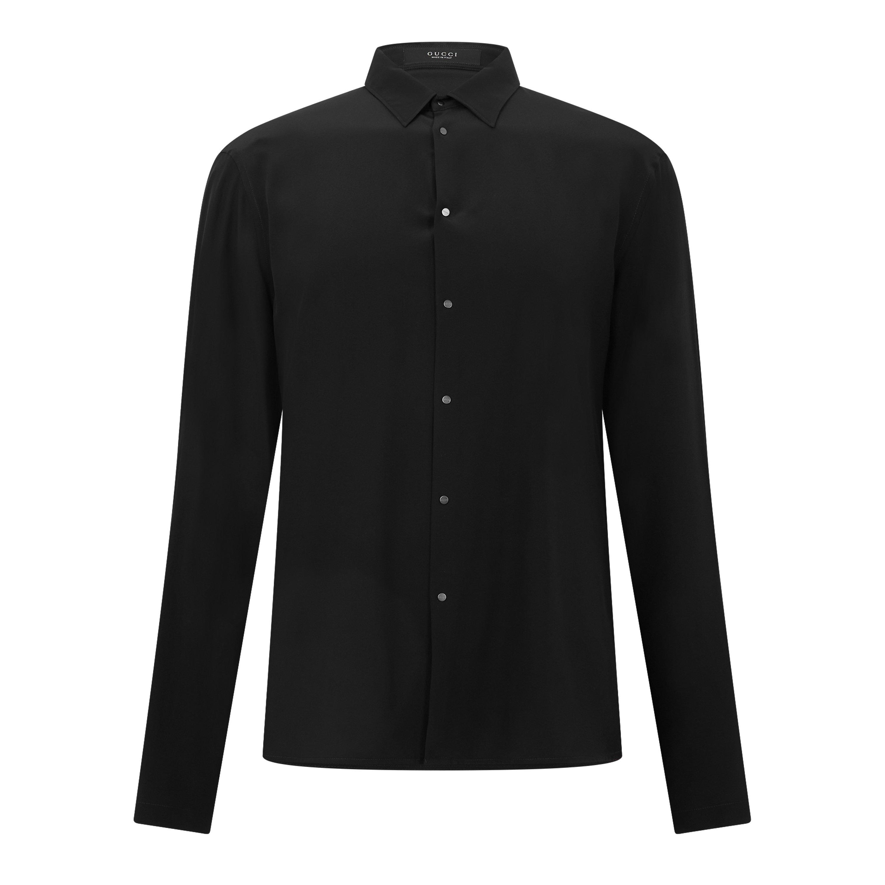 Black - Gucci - Gucci Silk crop Shrt Sn64 - 1
