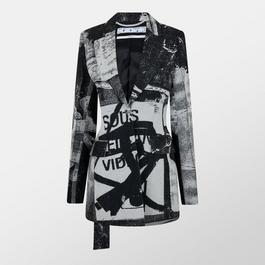 Off White Suit Jacket Ld99