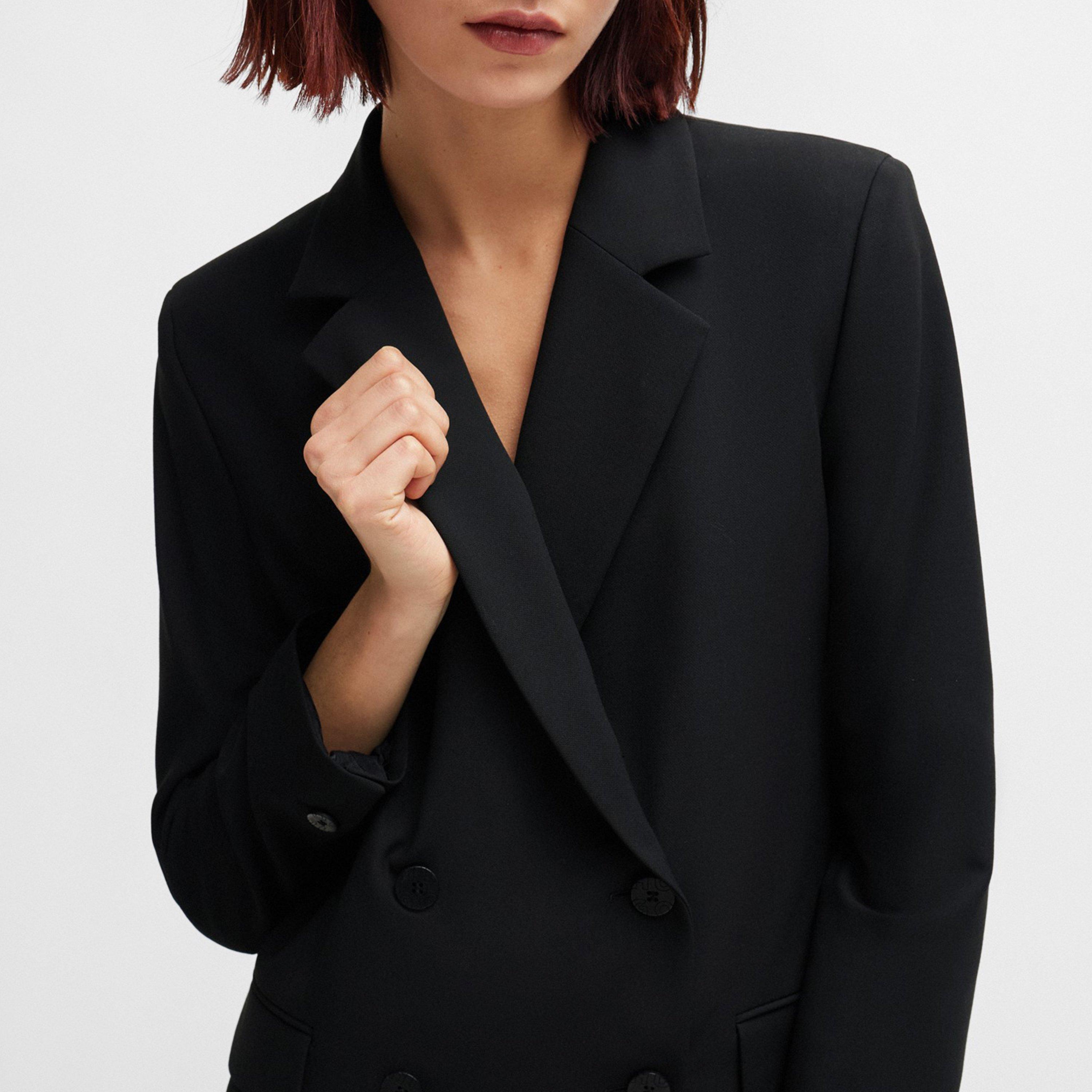 Black - Hugo - Women's Avani Suit Jacket - 3