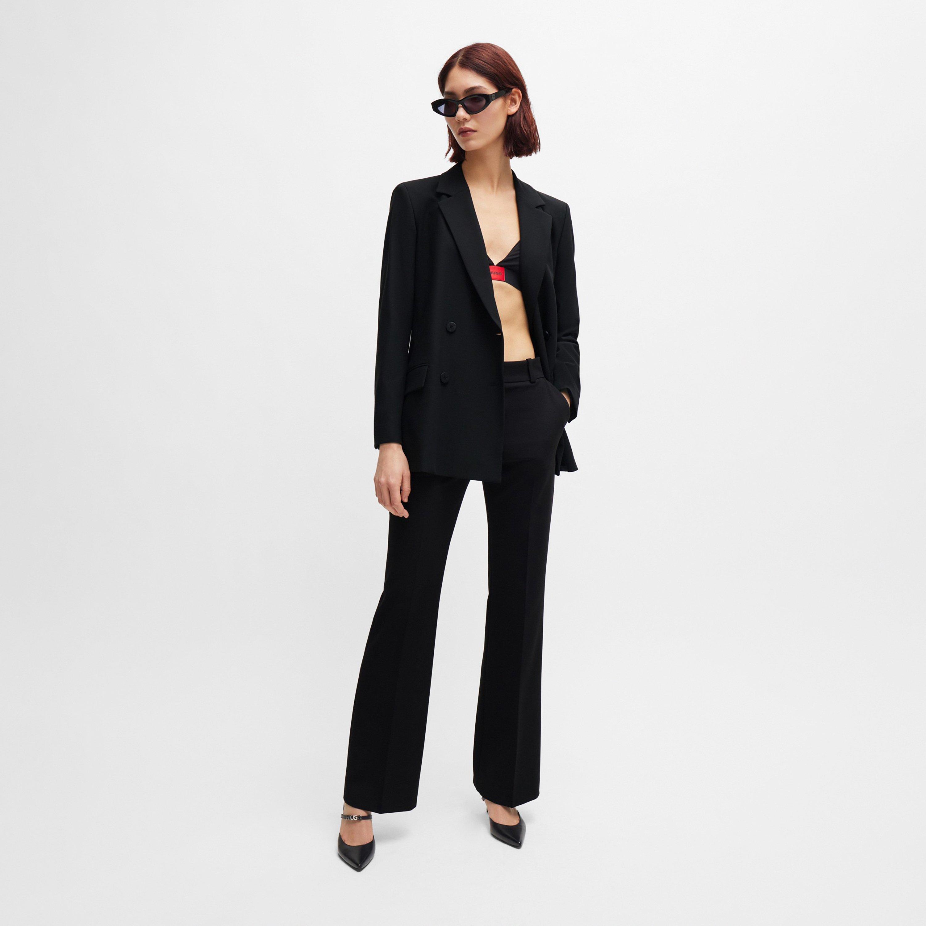 Black - Hugo - Women's Avani Suit Jacket - 4