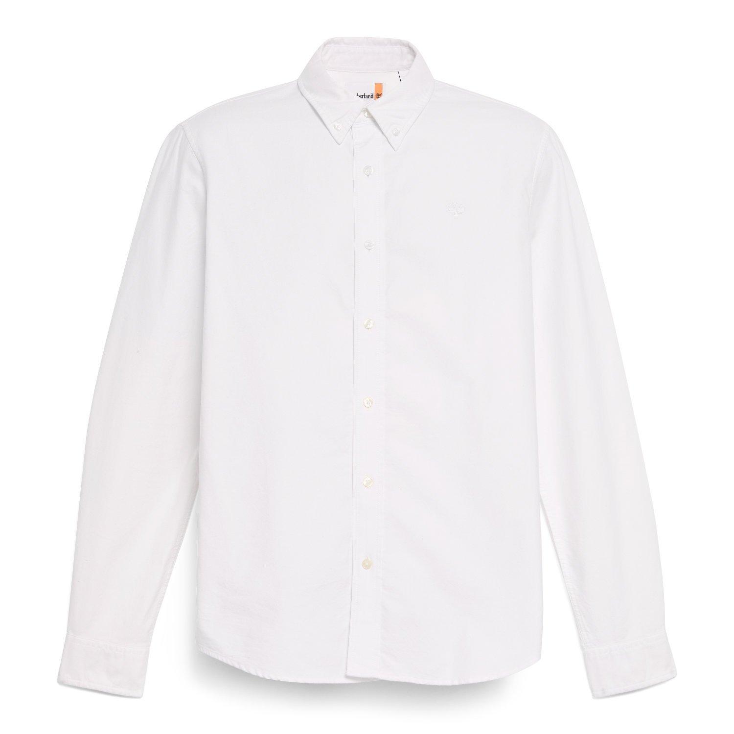 WHITE YD - Timberland - Timberland Long Sleeve Oxford Shirt - 1