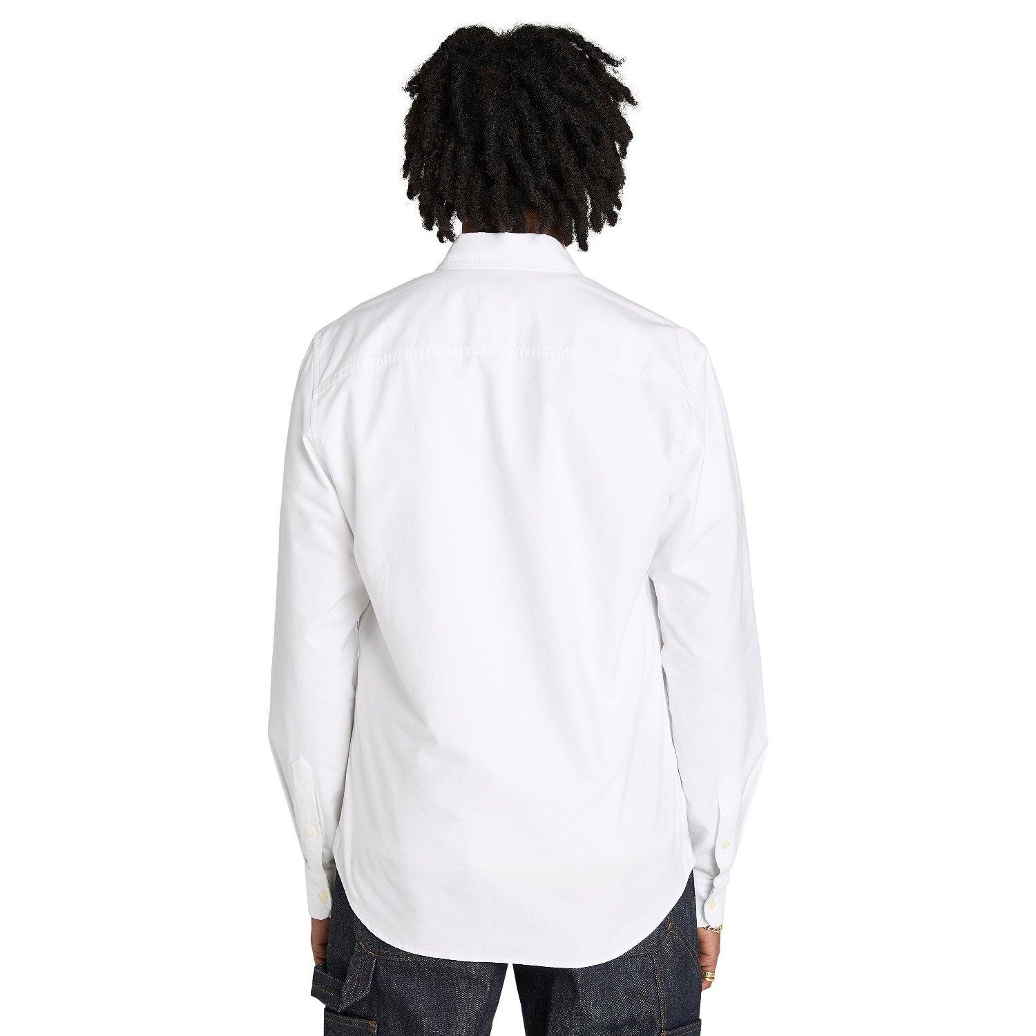 WHITE YD - Timberland - Timberland Long Sleeve Oxford Shirt - 3