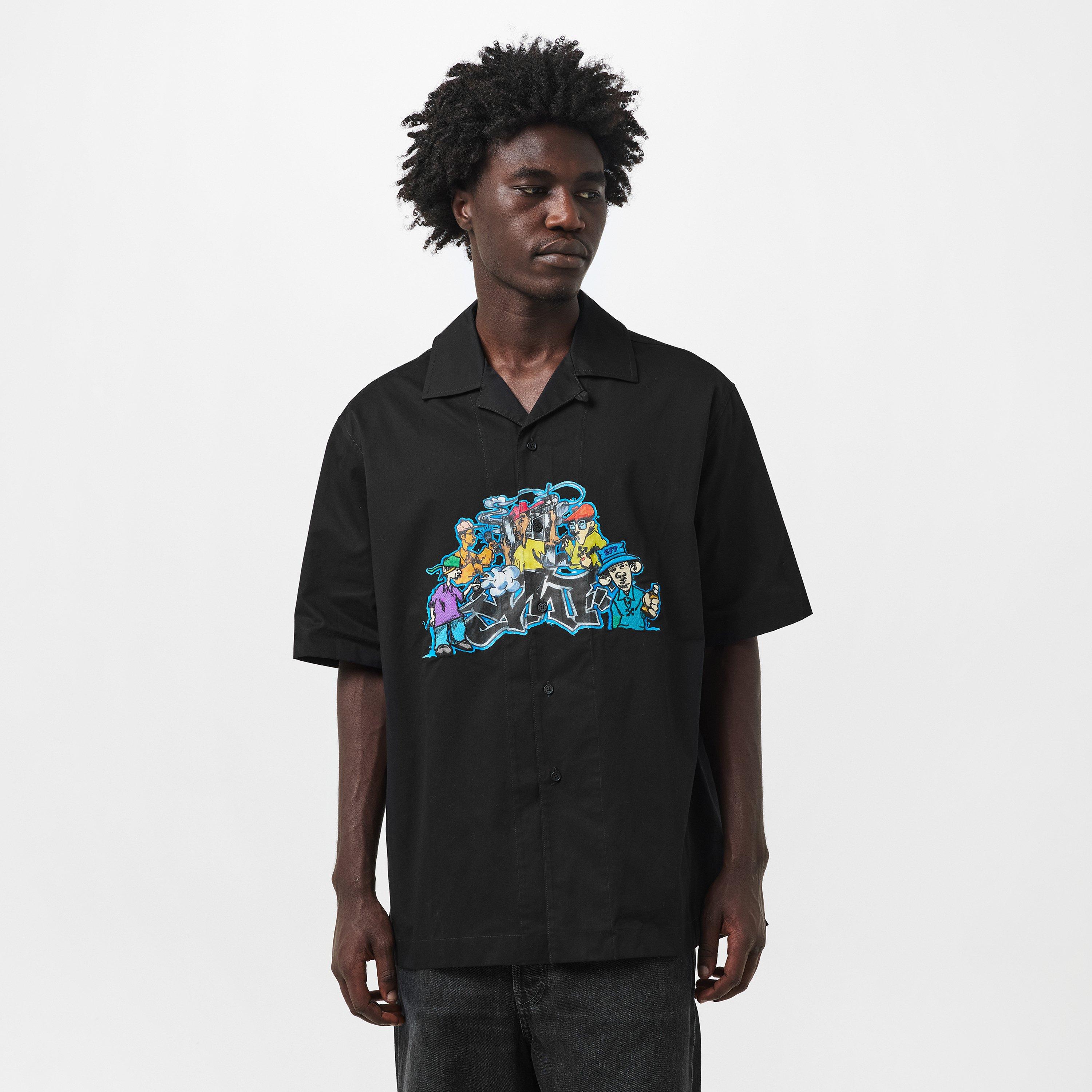 Preto - Off White - Men's Holiday Shirt, Holiday-themed - 3
