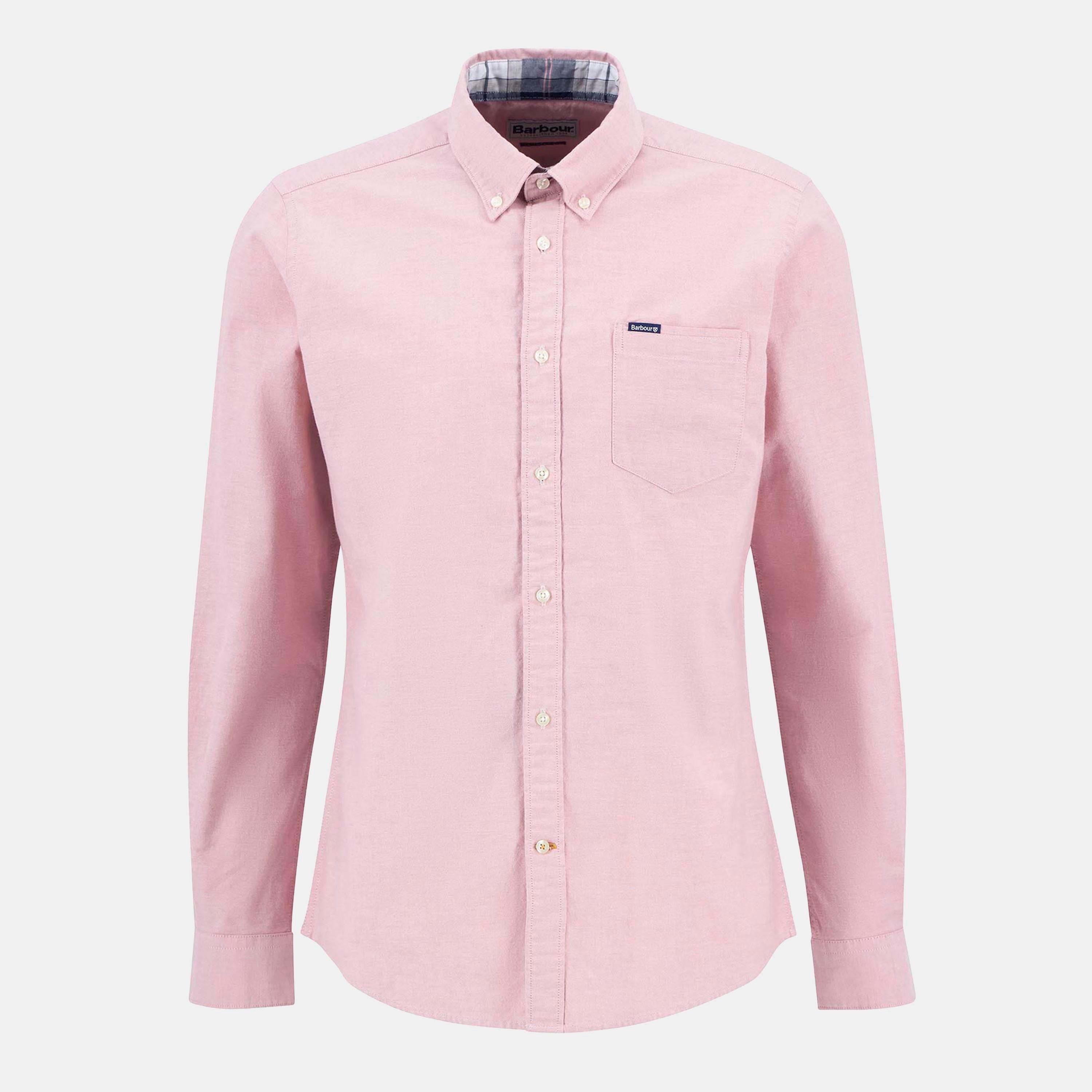 Barbour Marsden Tailored Long-Sleeved Shirt - Earth Pink - S