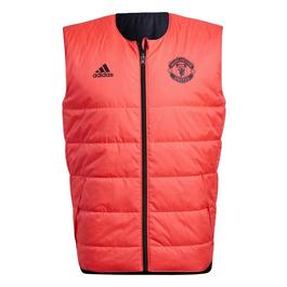 adidas Manchester United Padded Vest Mens