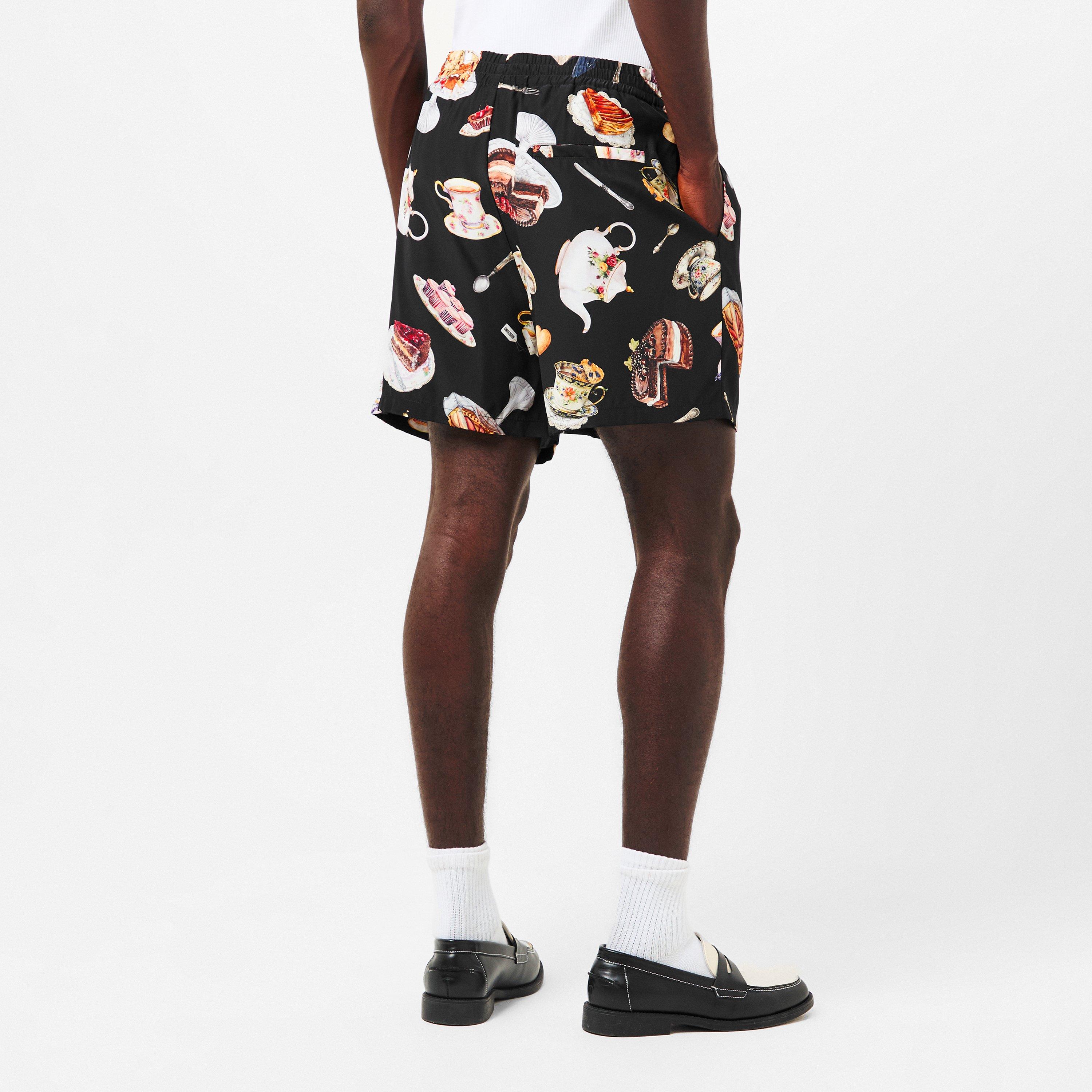 Black - Moschino - Men's Tea Tailored Shorts - 4