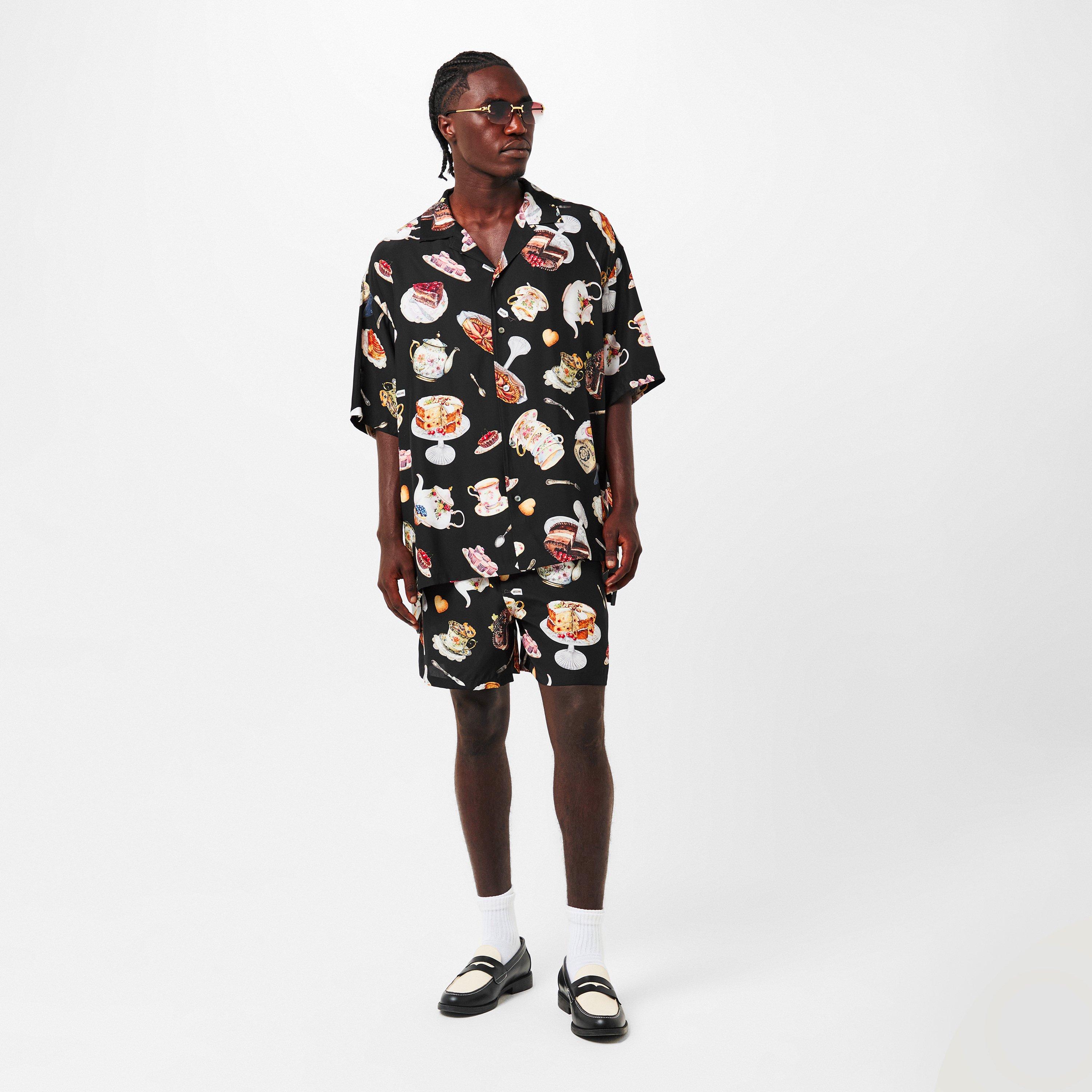 Black - Moschino - Men's Tea Tailored Shorts - 6