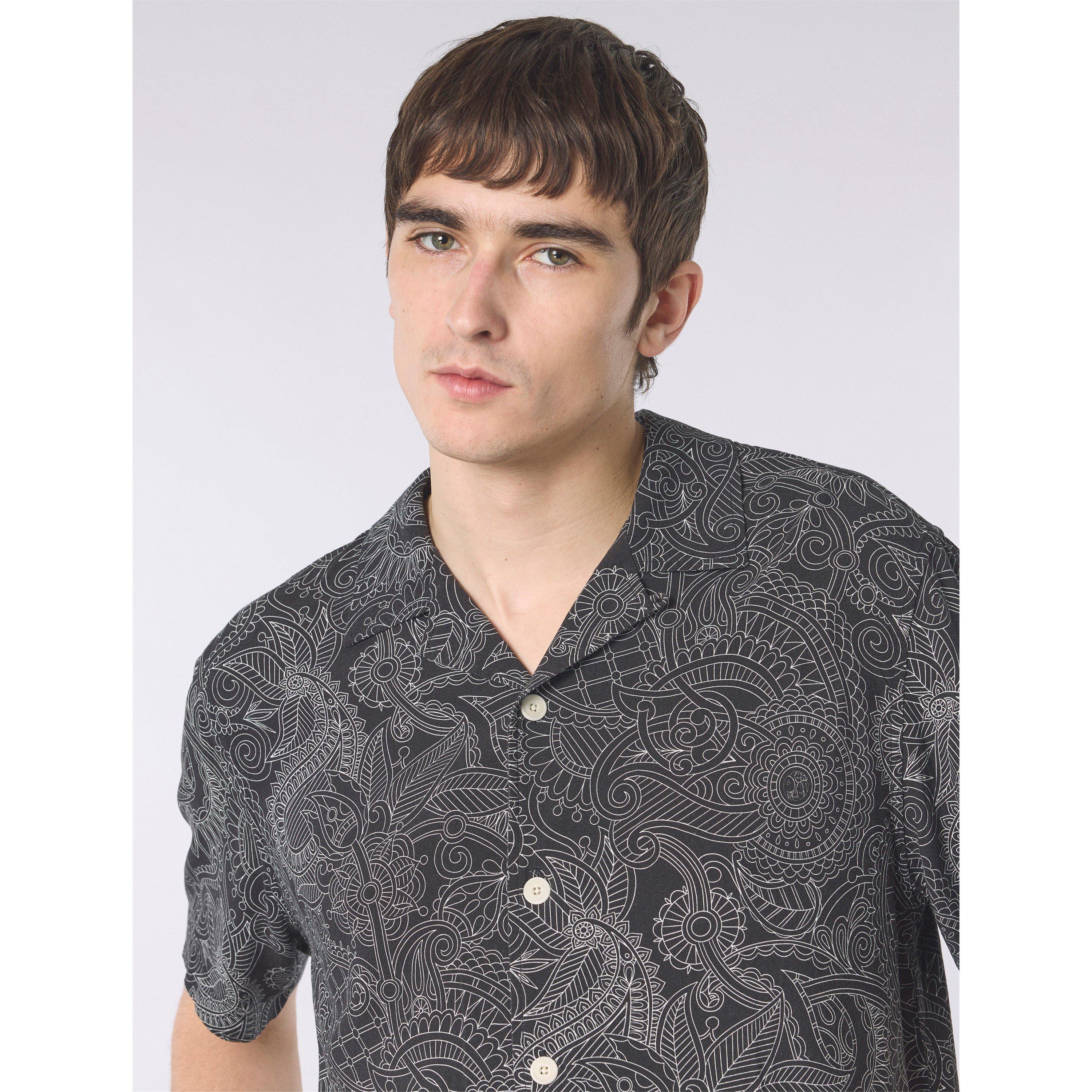 Patterned Shihrt Pretty Green Men's Patterned Short Sleeve Shirt | Flannels