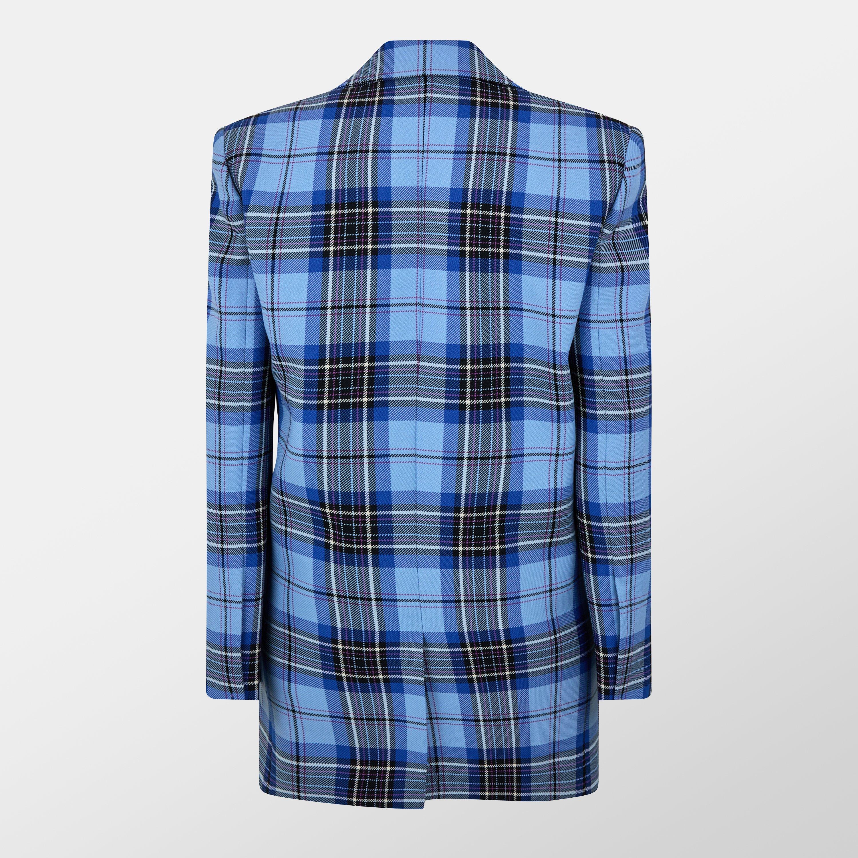 Blå/sort - Off White - Women's Suit Jacket - 2