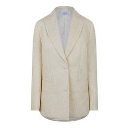 Off White Suit Jacket Ld99