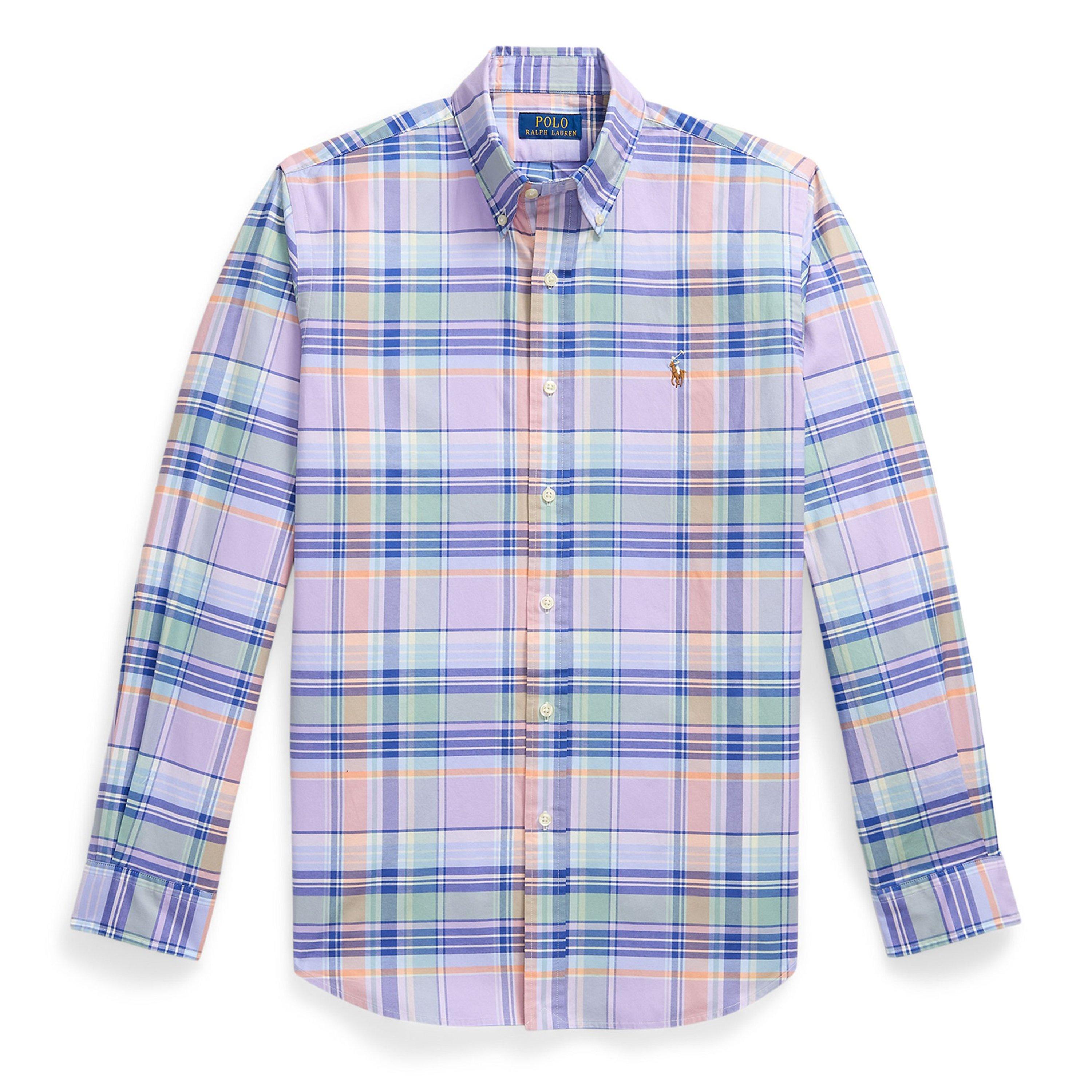 Lavender Multi - Polo Ralph Lauren - Men's Long Sleeve Patterned Shirt - 1