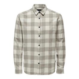 Only and Sons Long Sleeve Check Shirt