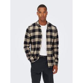 Only and Sons Long Sleeve Check Shirt