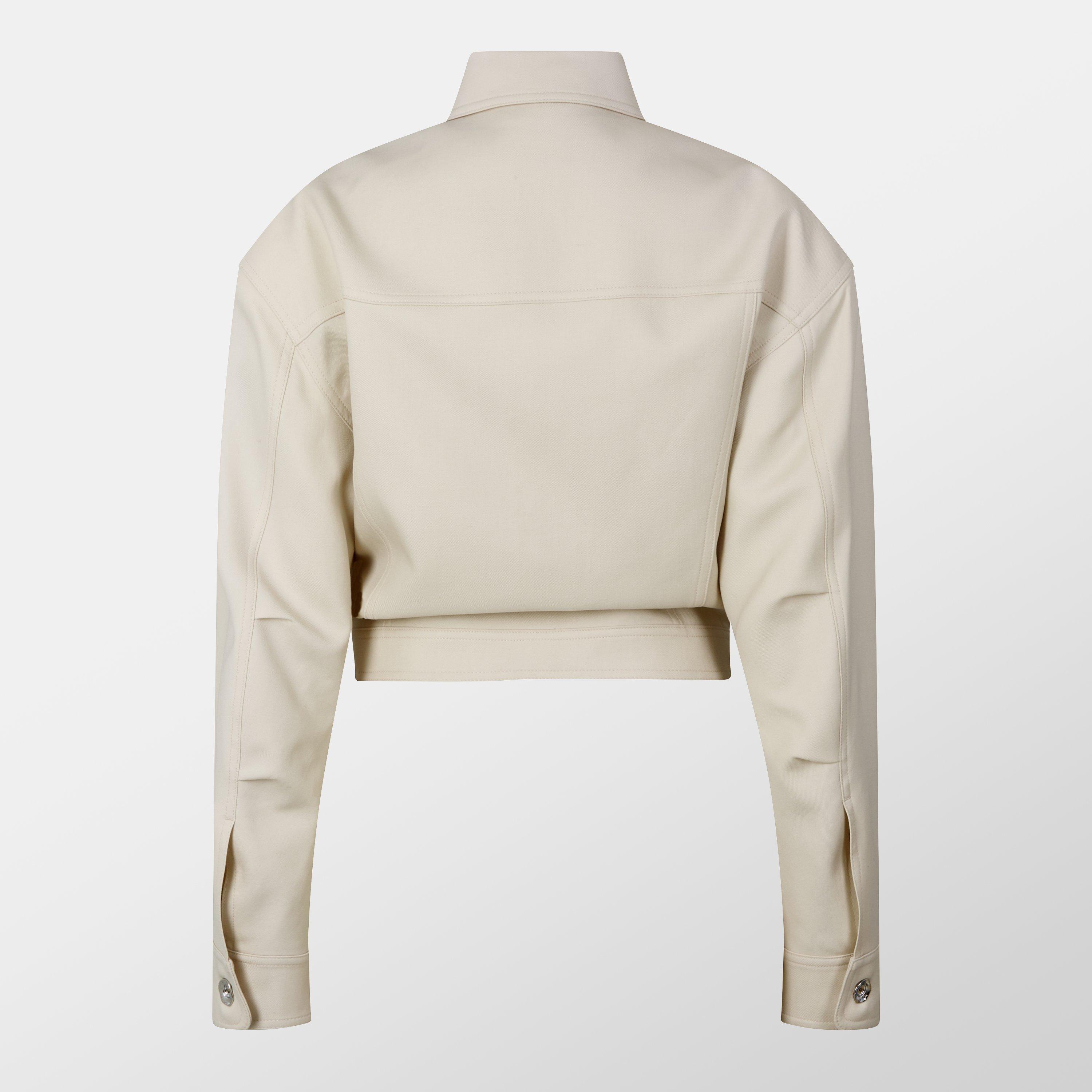 Sand - Off White - Women's Suit Jacket - 2