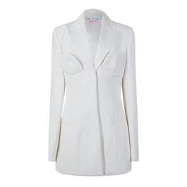 Off White Suit Jacket Ld99