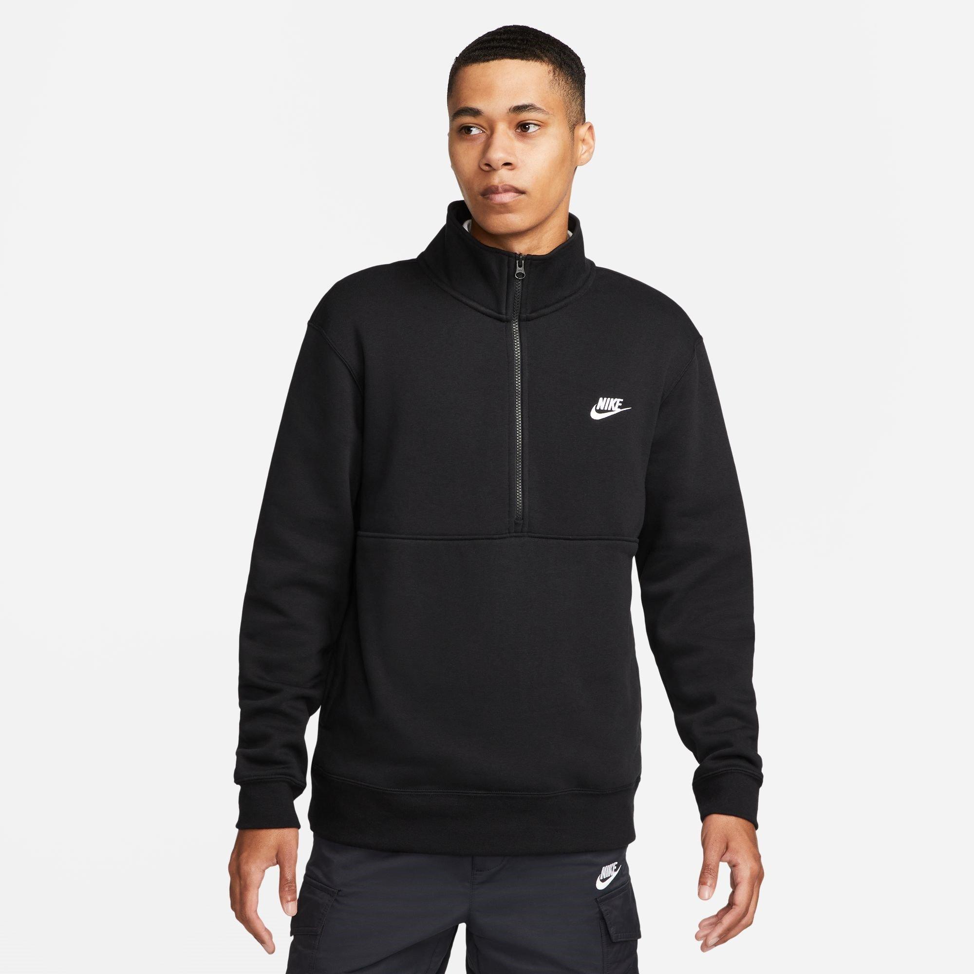 Nike Club Half Zip Top Mens 1 4 Zip Fleece Tops Sports Direct