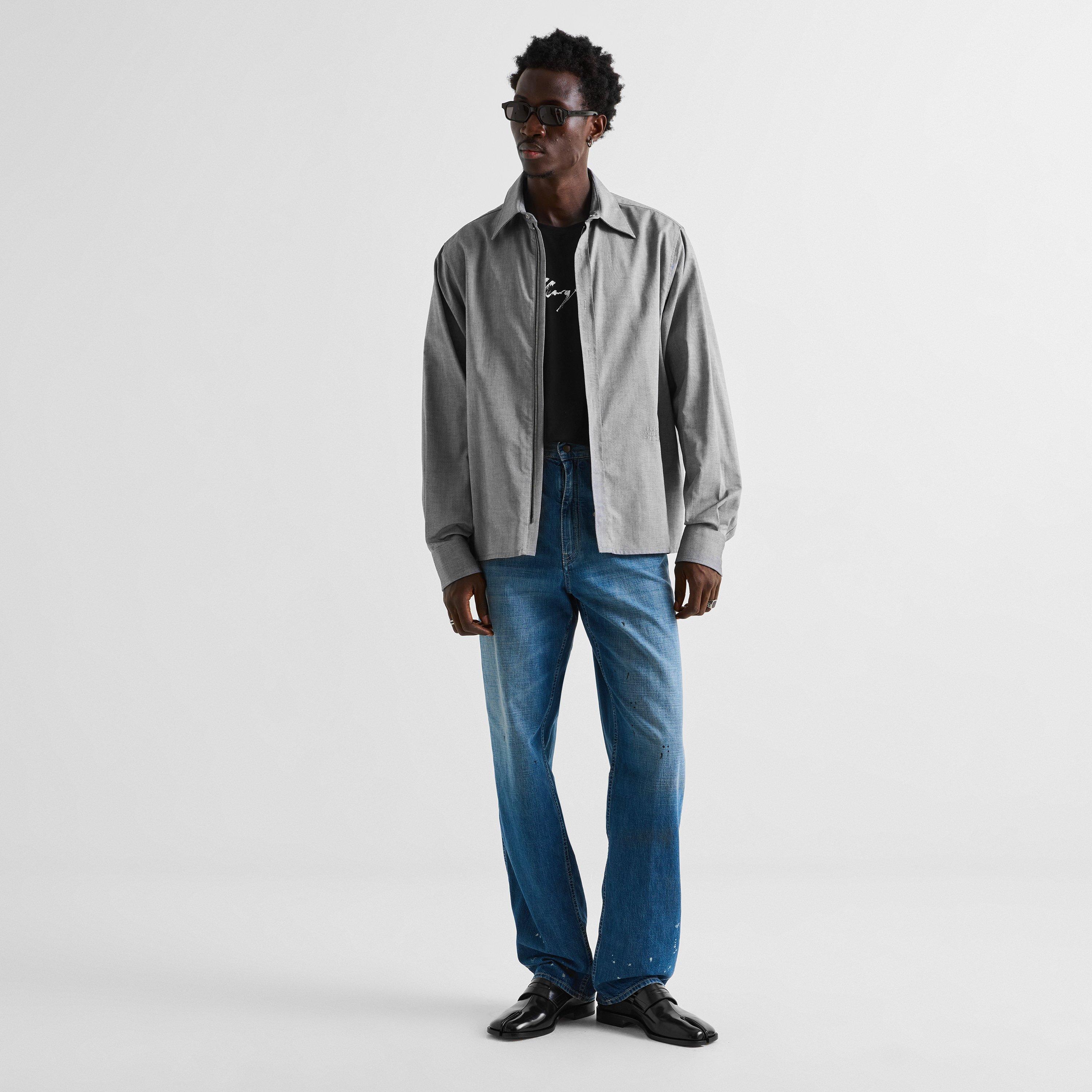 Black - MM6 Maison Margiela - Zip Concealed Shirt Jacket - 6
