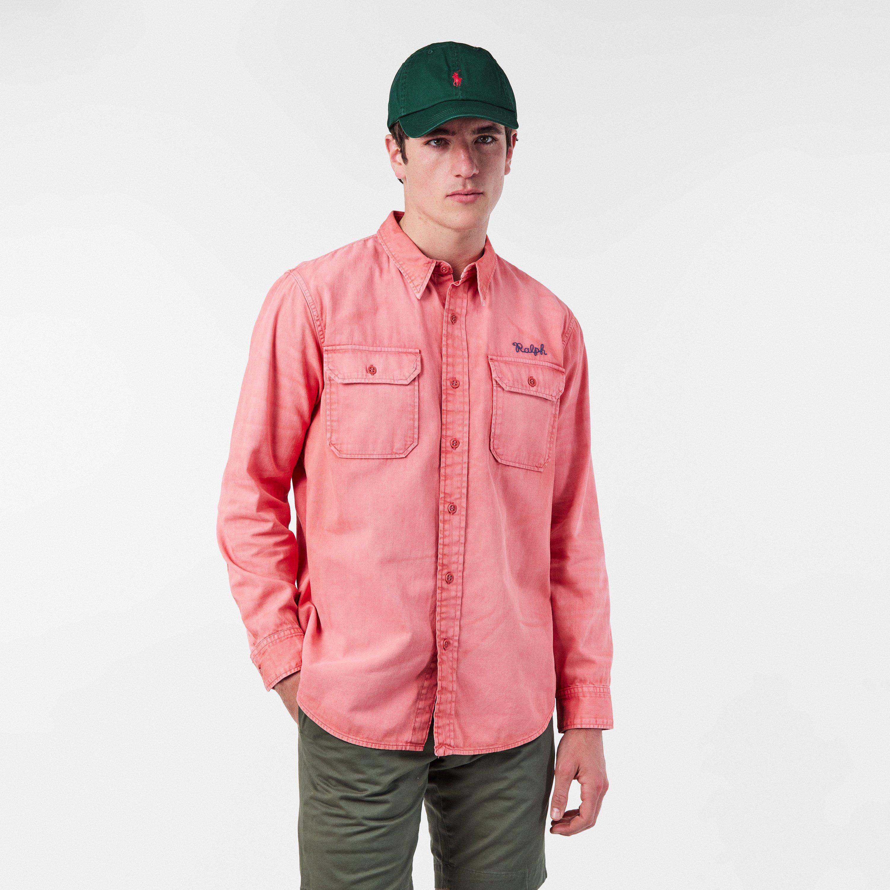 Nantucket Red - Polo Ralph Lauren - Men's Long-Sleeve Patterned Shirt - 3