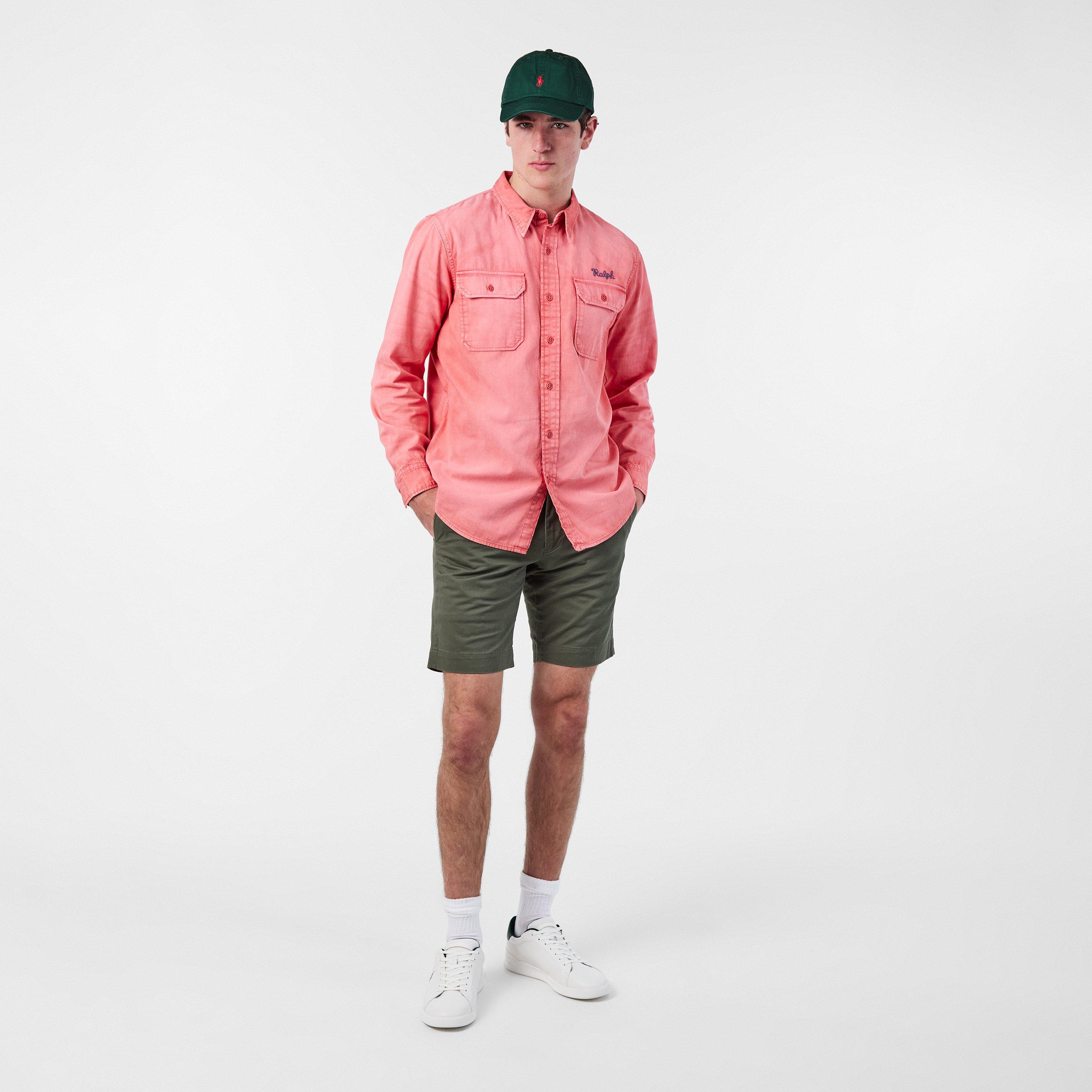 Nantucket Red - Polo Ralph Lauren - Men's Long-Sleeve Patterned Shirt - 6