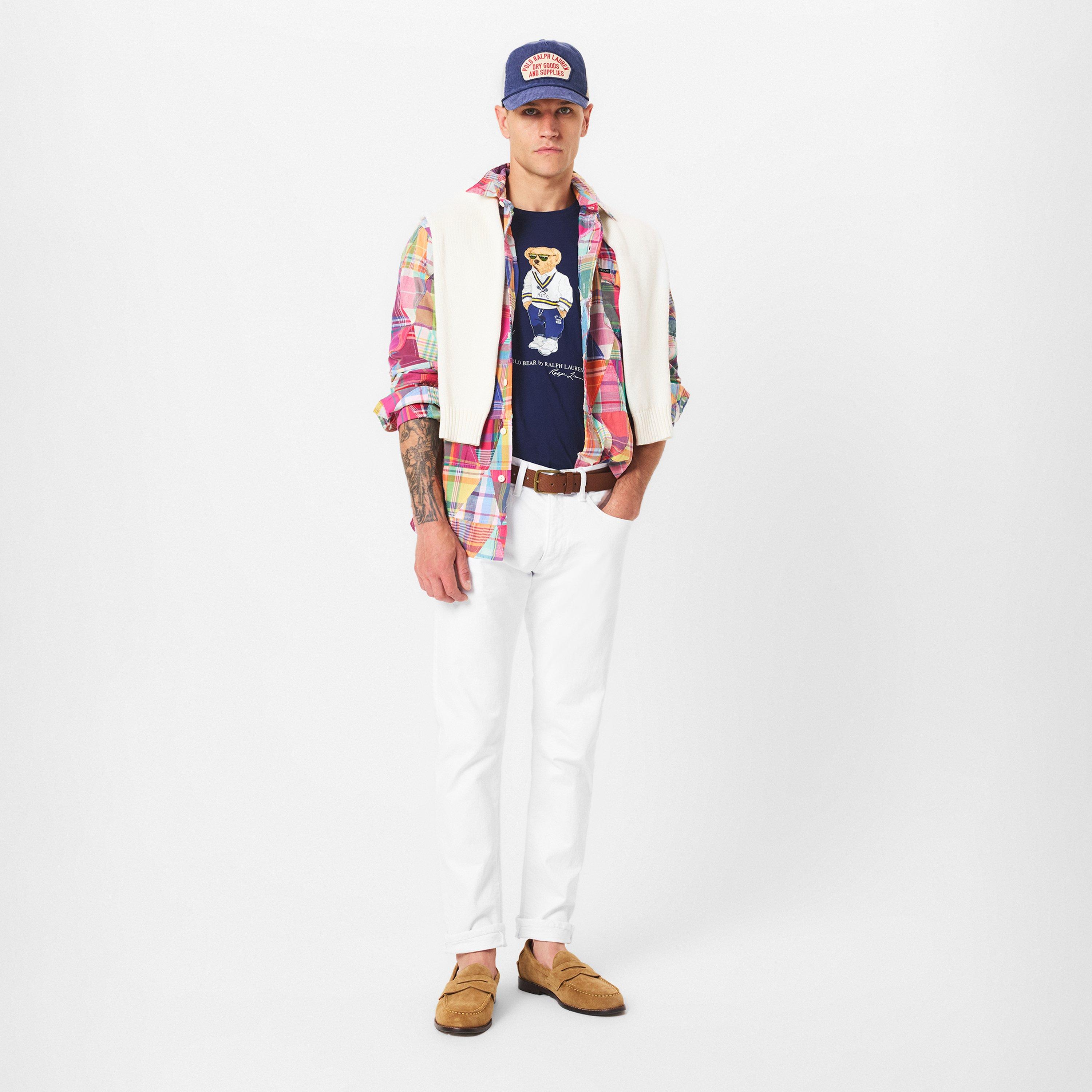 Multi Print - Polo Ralph Lauren - Men's Madras Long-Sleeve Patterned Shirt - 6