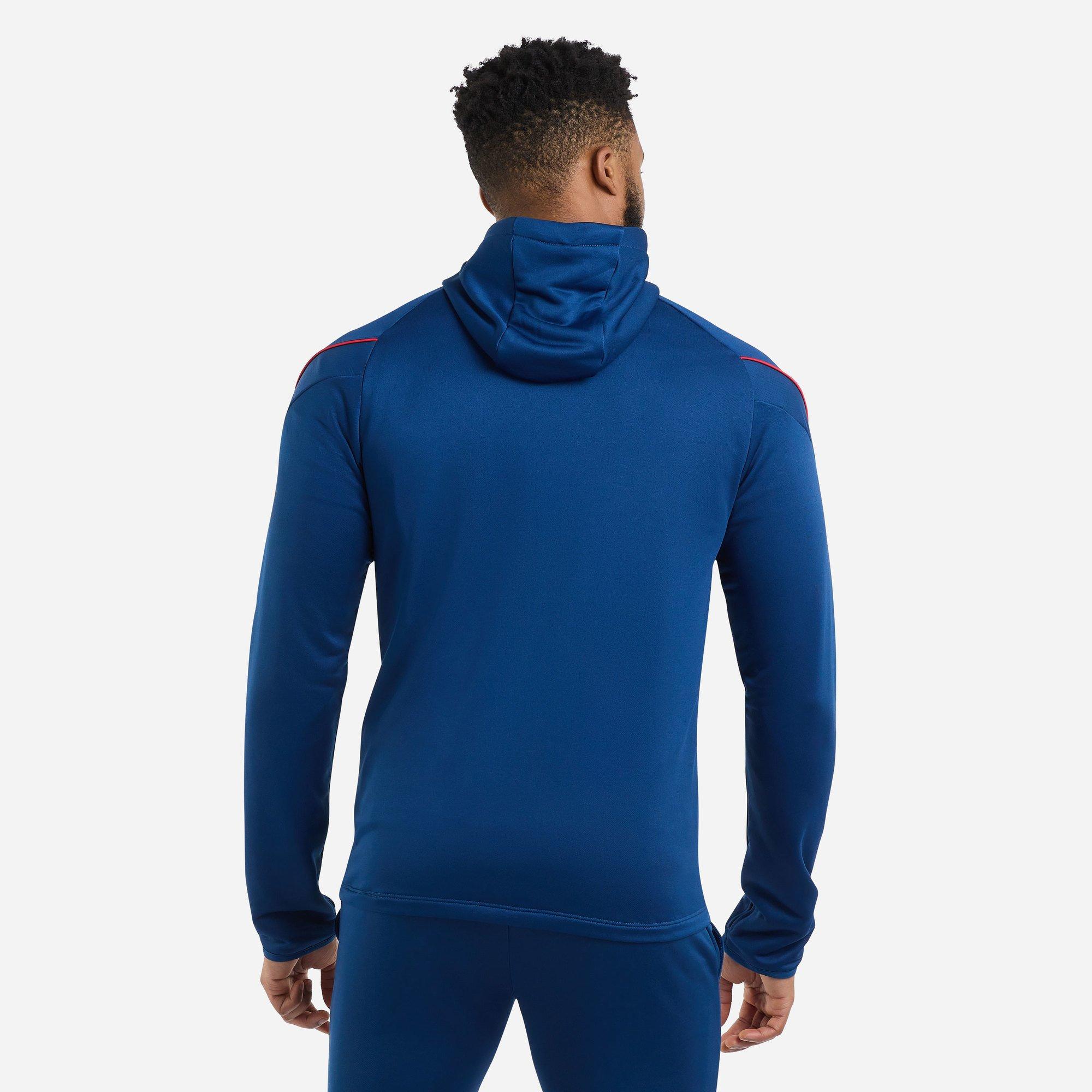 EstBl/RRed - Umbro - Pro Full Zip Fleece - 2