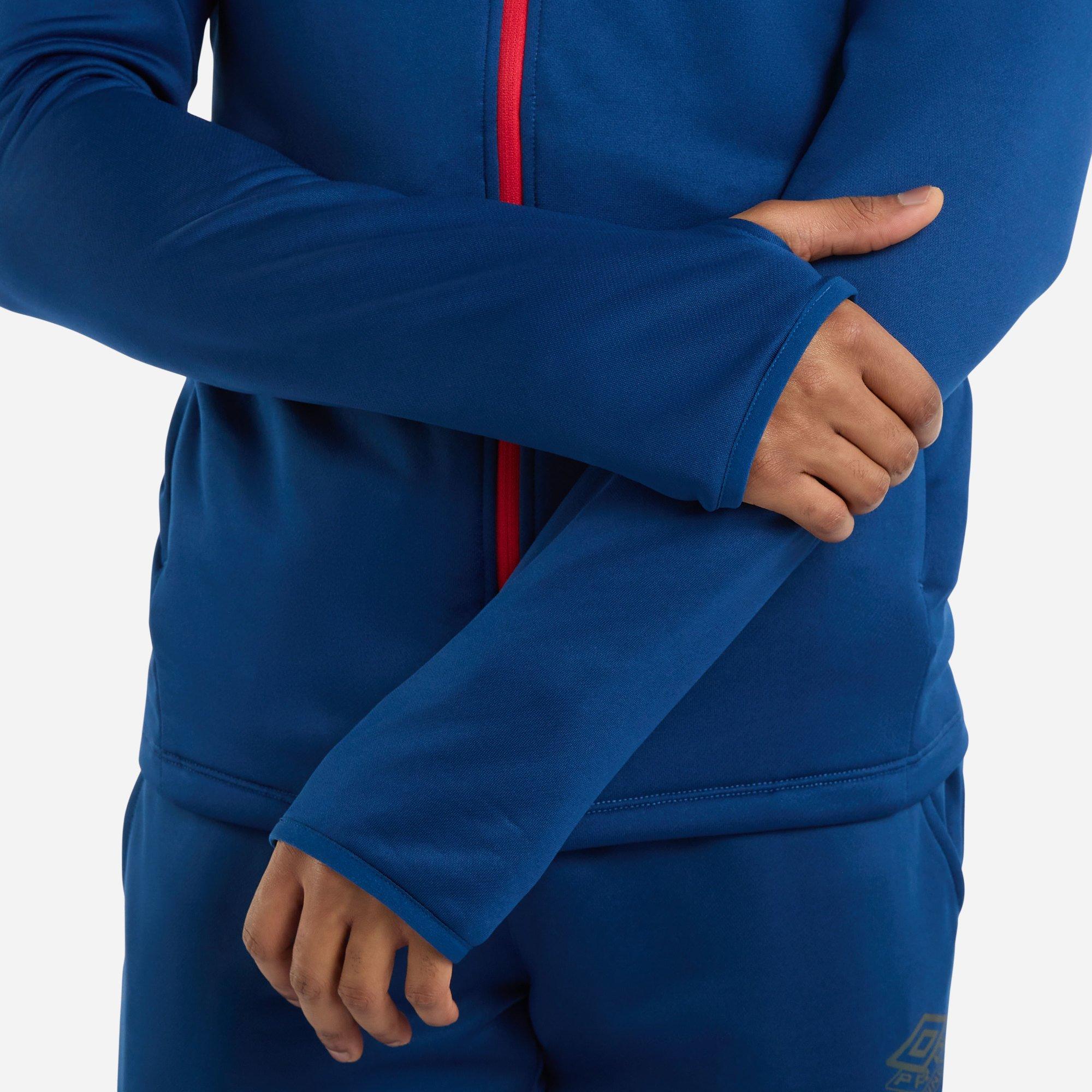 EstBl/RRed - Umbro - Pro Full Zip Fleece - 3