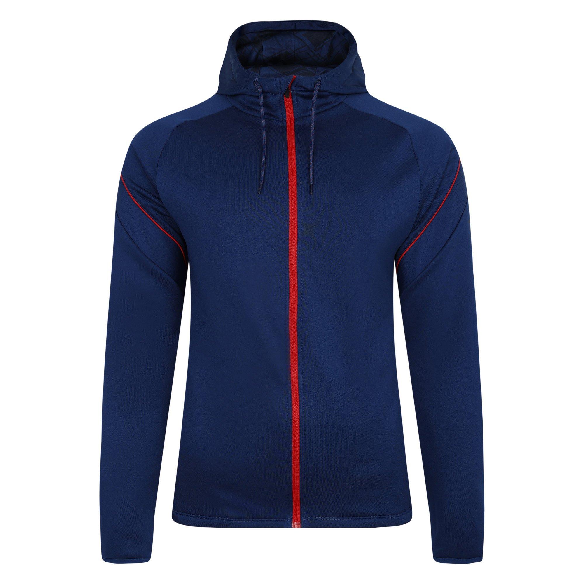 EstBl/RRed - Umbro - Pro Full Zip Fleece - 5