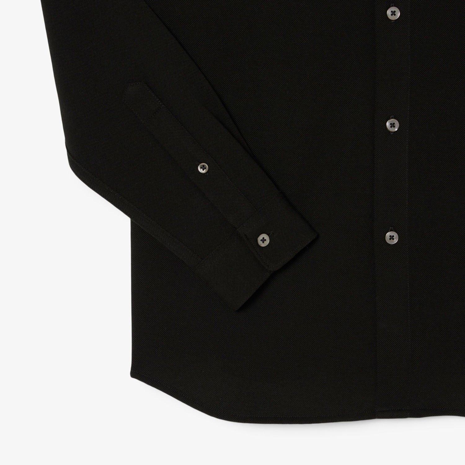 Noir - Lacoste - Lacoste Plain Shrt L Sn99 - 7