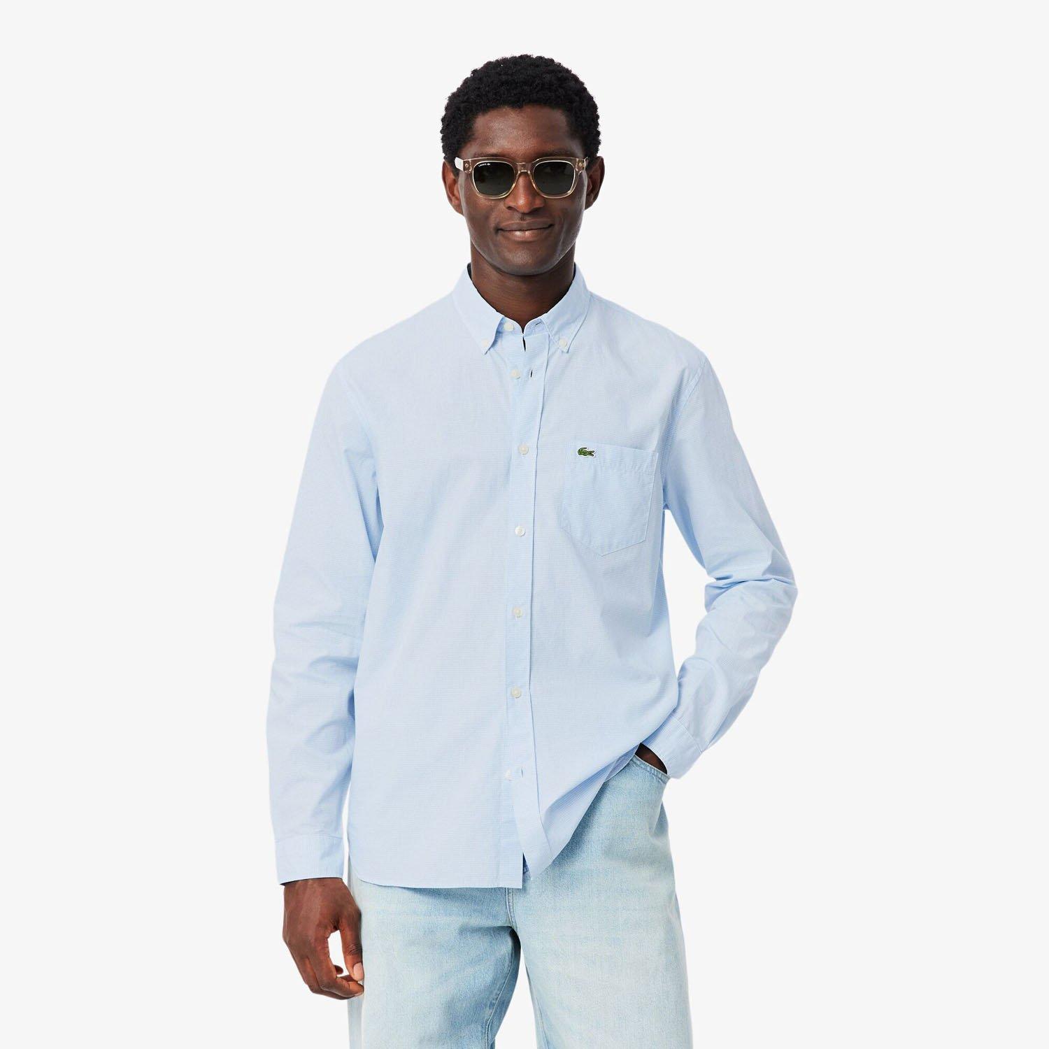 Wit/Overzicht - Lacoste - Lacoste Plain Shrt L Sn99 - 2