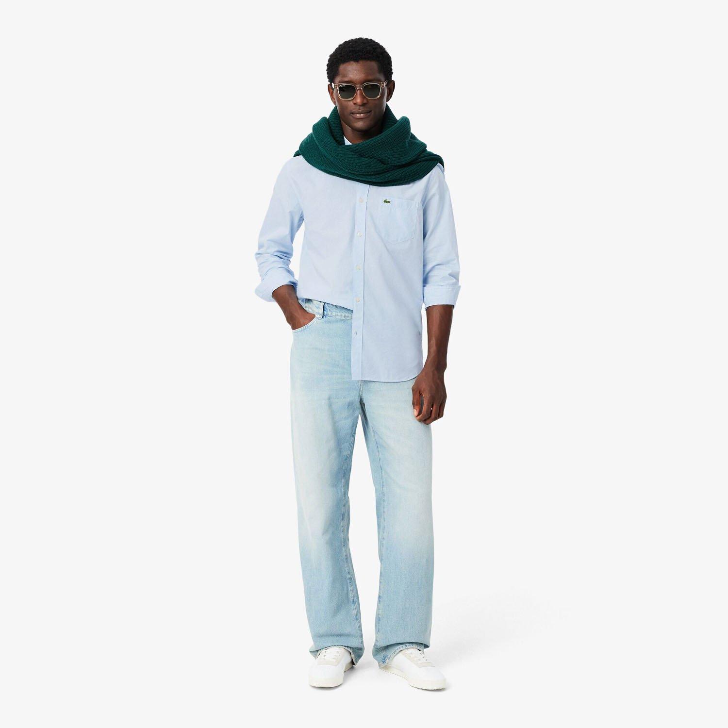 Wit/Overzicht - Lacoste - Lacoste Plain Shrt L Sn99 - 4