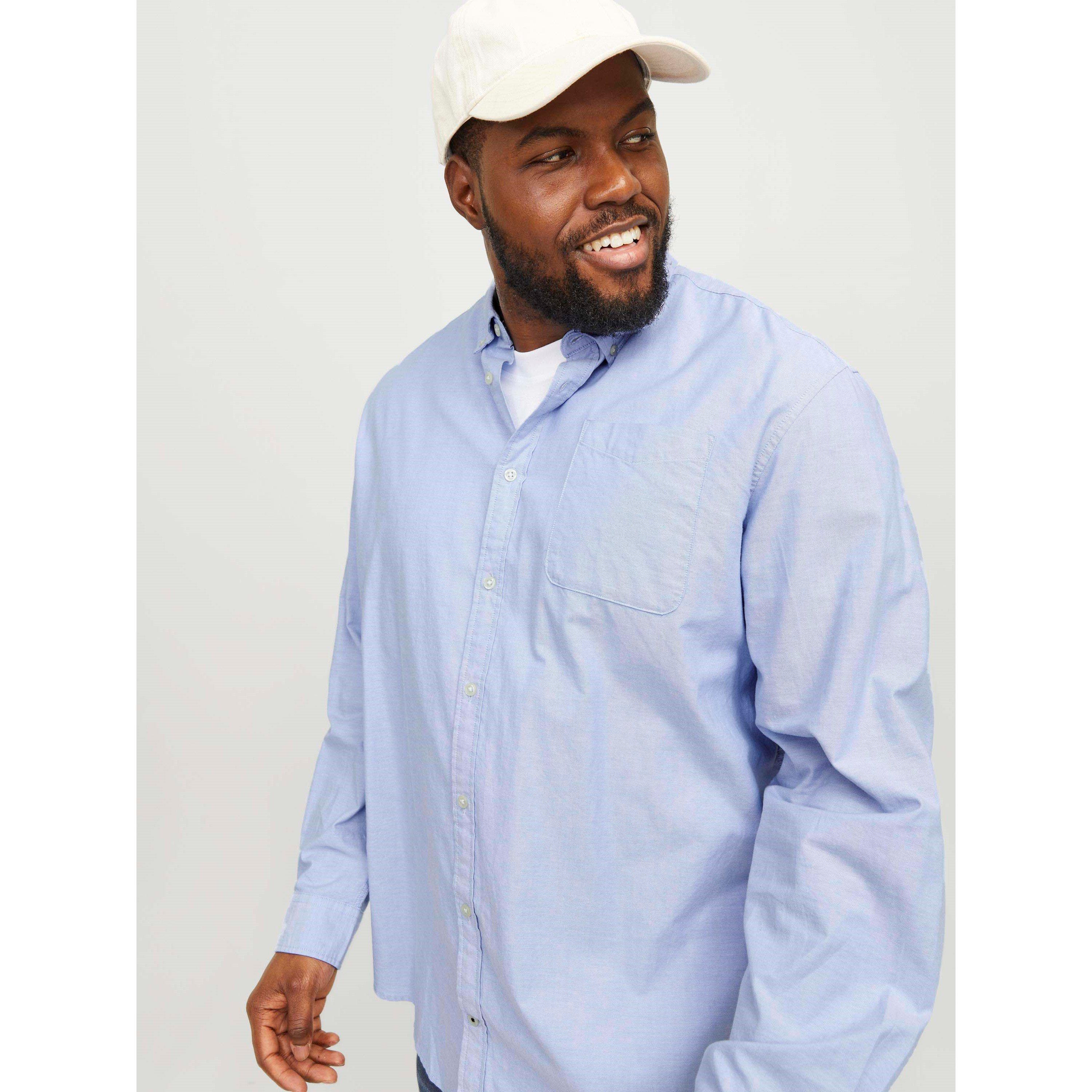 Cashmere Blue - Jack and Jones - Jack + Oxford Shrt L Sn63 - 8