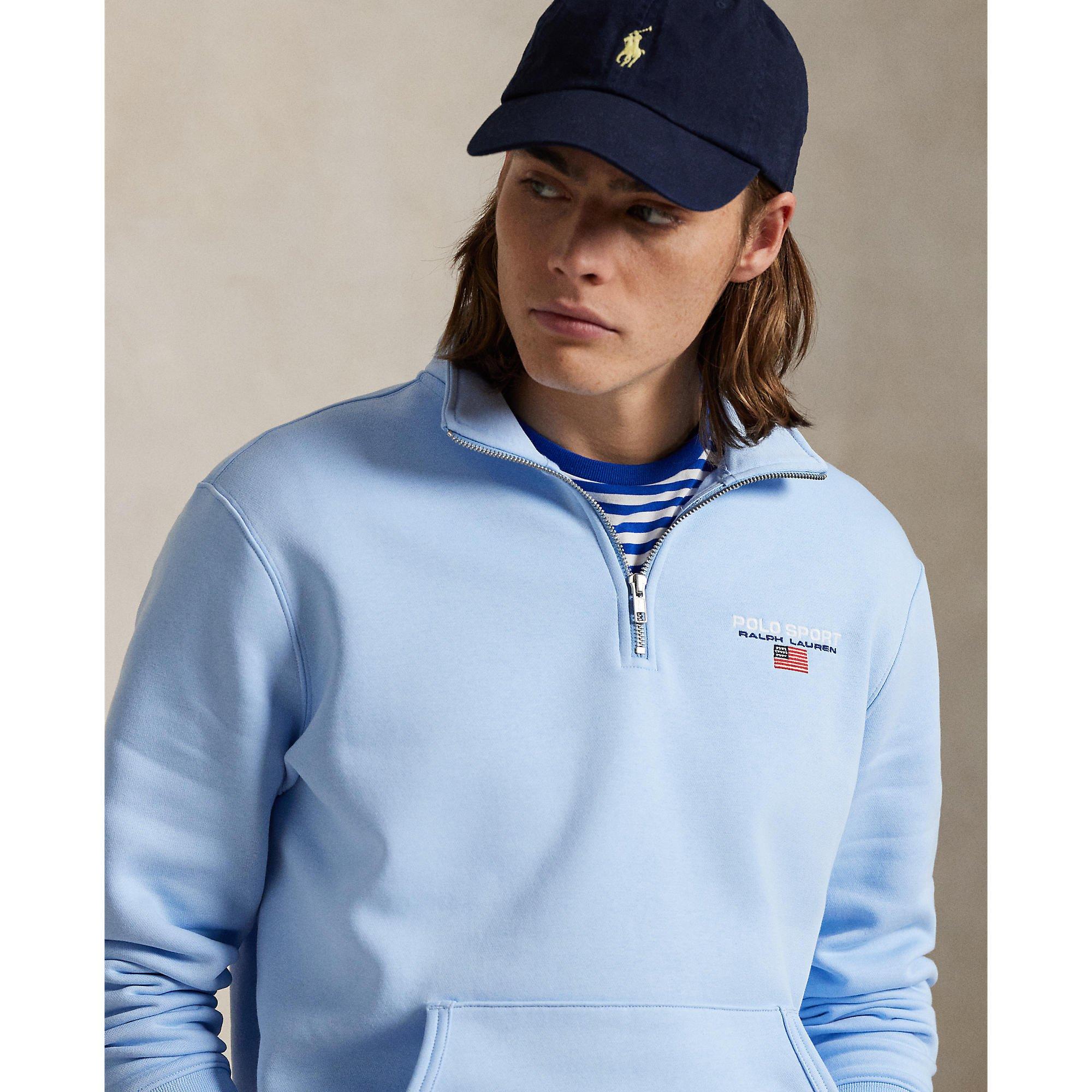 Bluebell - Polo Sport by Ralph Lauren - Side Logo Quarter Zip Pull Over Fleece - 5