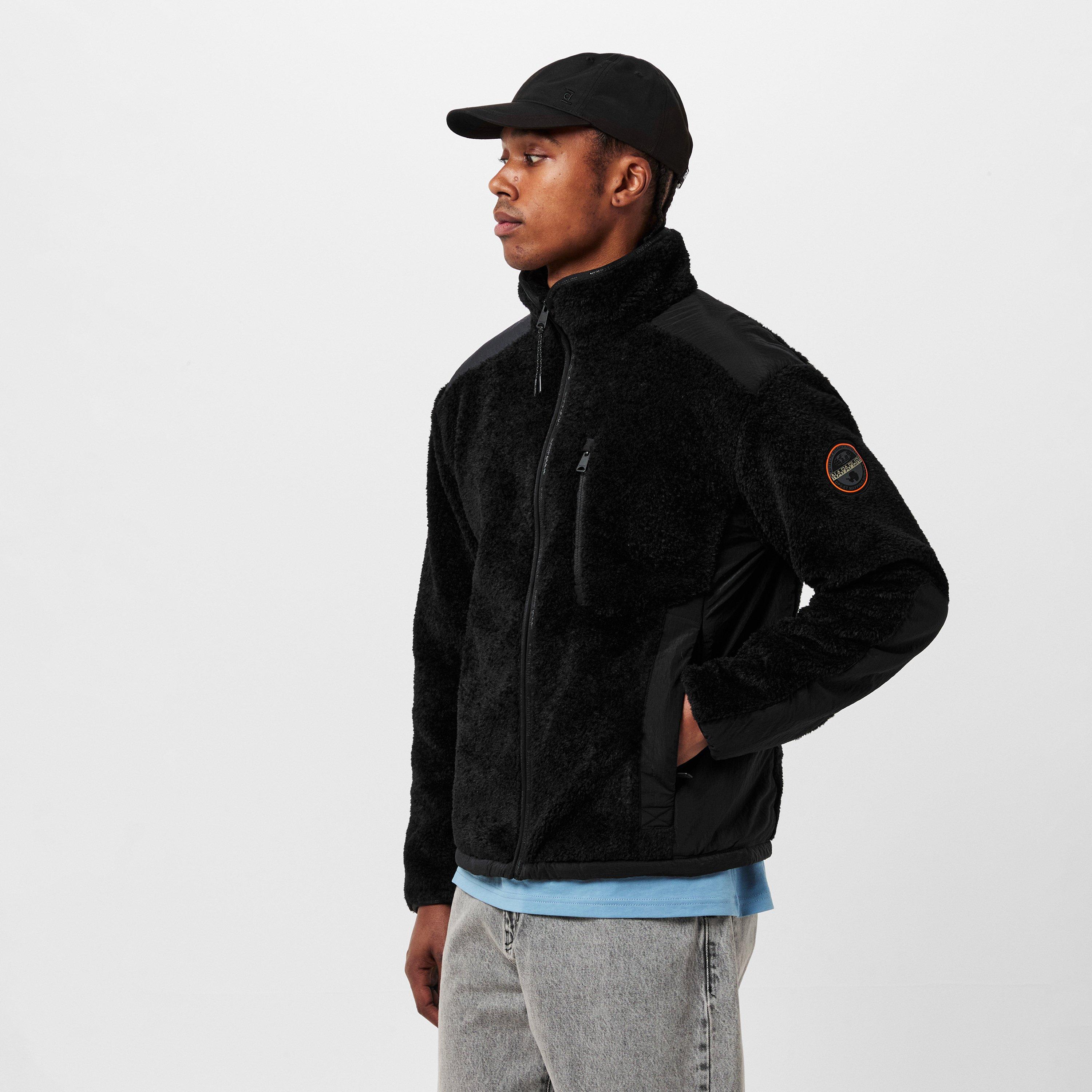 Black Beauty - Napapijri - Men's Napa Full-Zip Fleece - 3