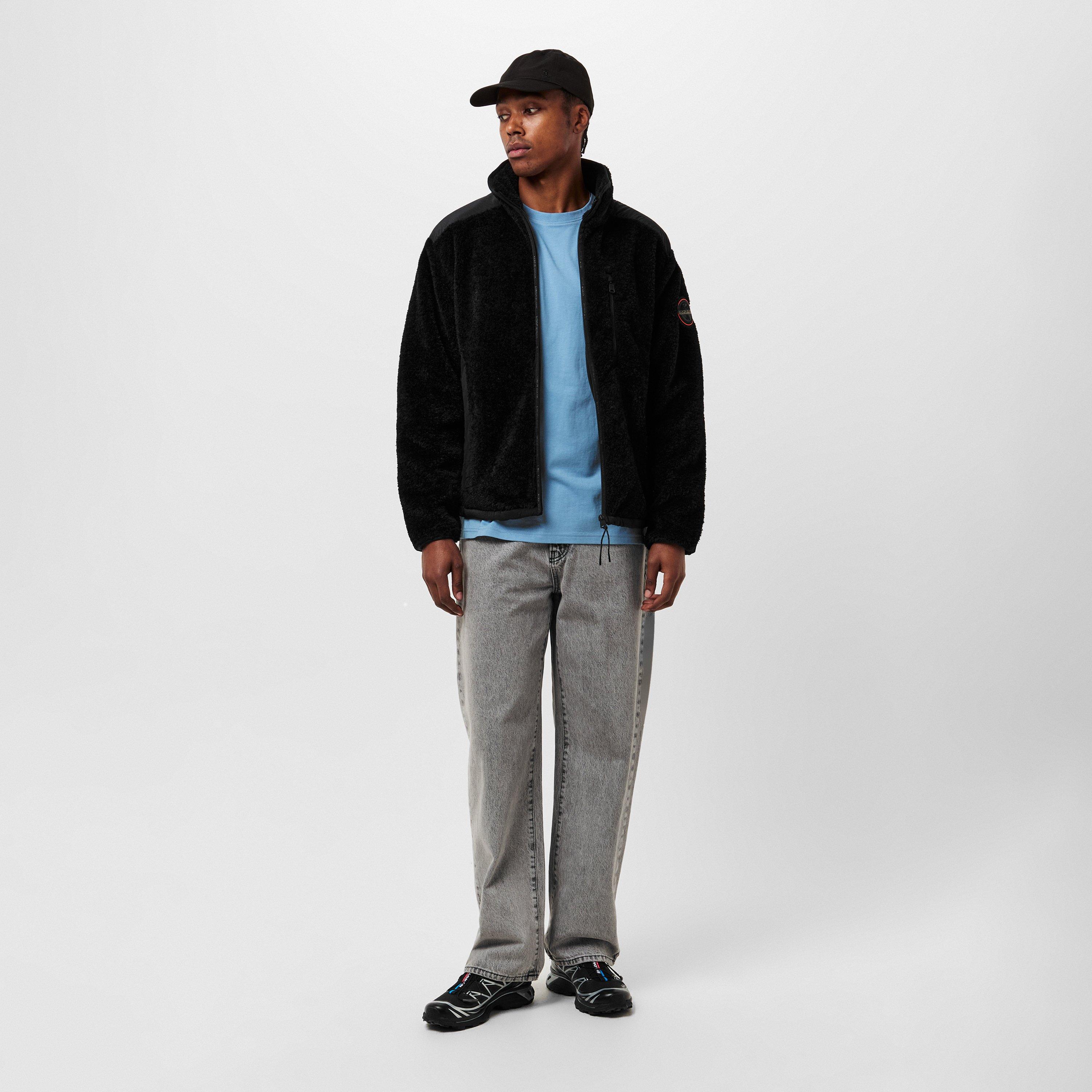Black Beauty - Napapijri - Men's Napa Full-Zip Fleece - 6