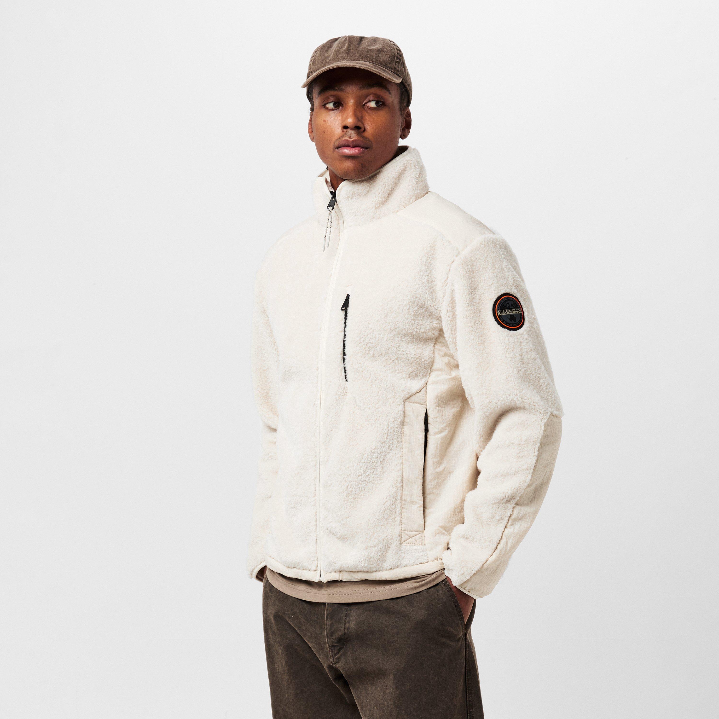 Beige Dimity - Napapijri - Men's Napa Full-Zip Fleece - 3