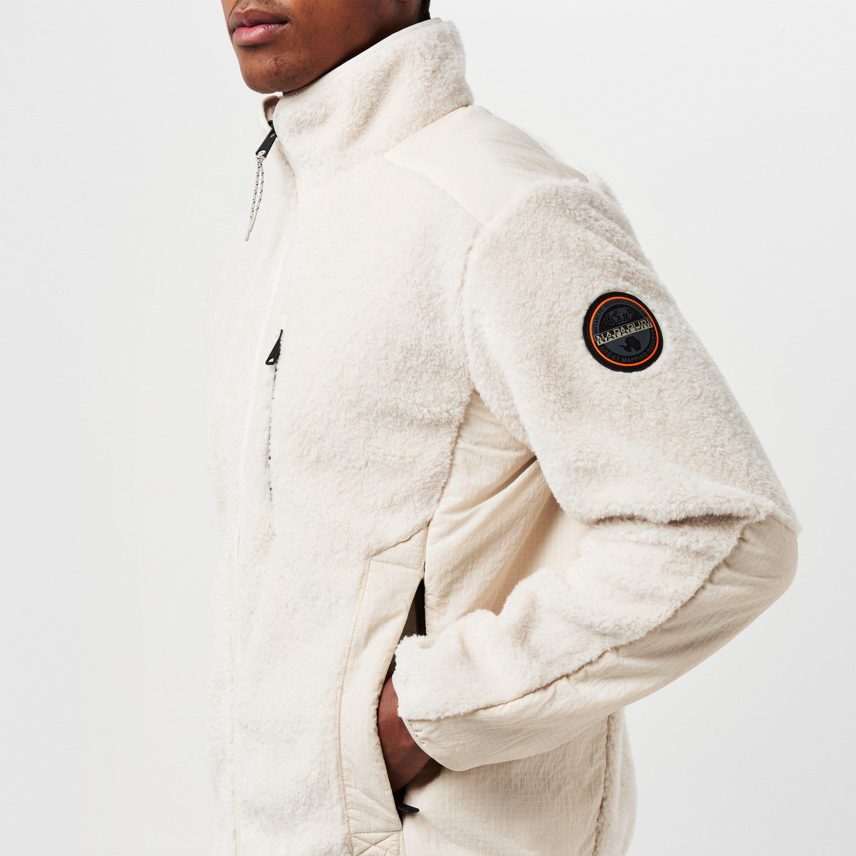 Beige Dimity - Napapijri - Men's Napa Full-Zip Fleece - 5