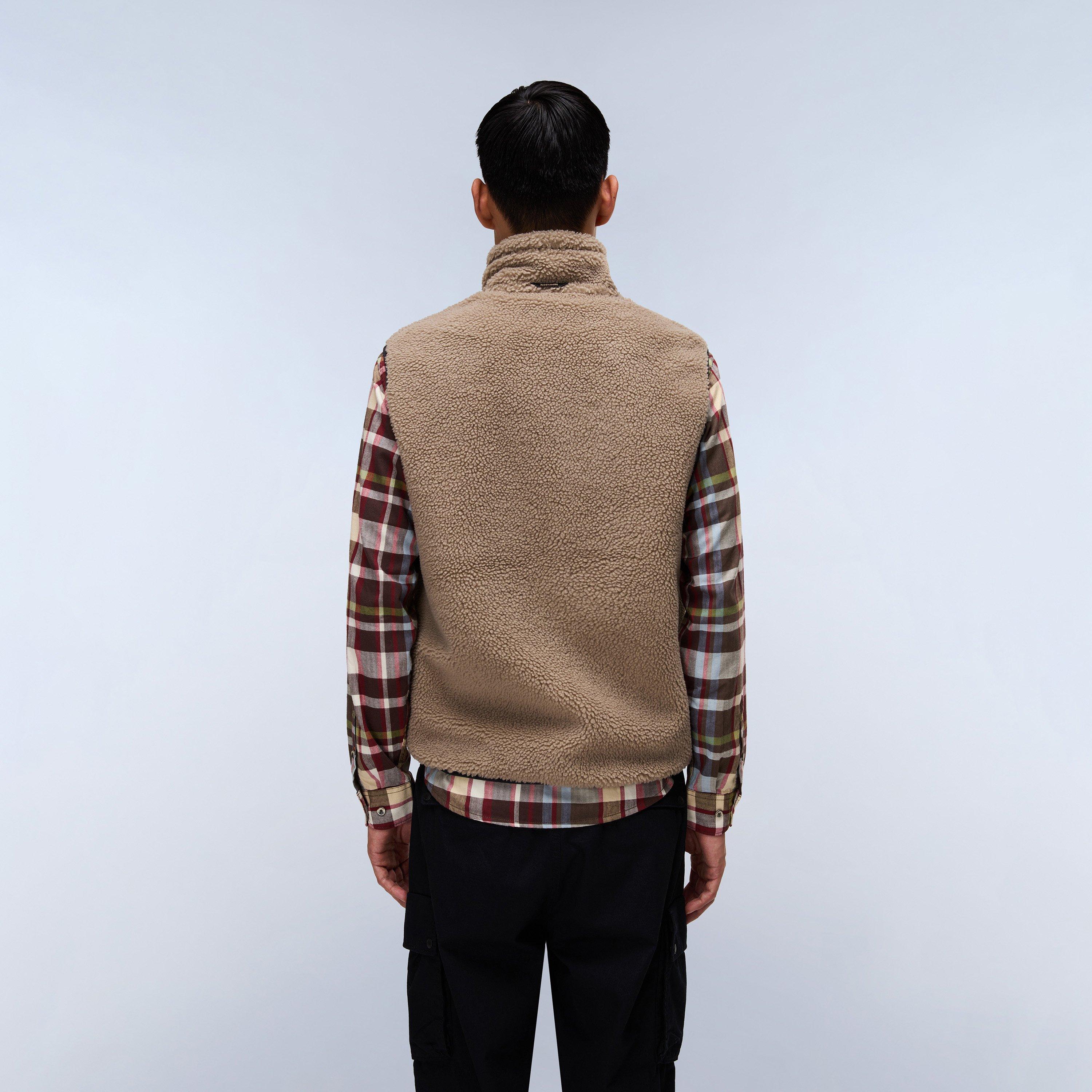 Beige/Green - Napapijri - Napa Yupik Vest Mens - 4
