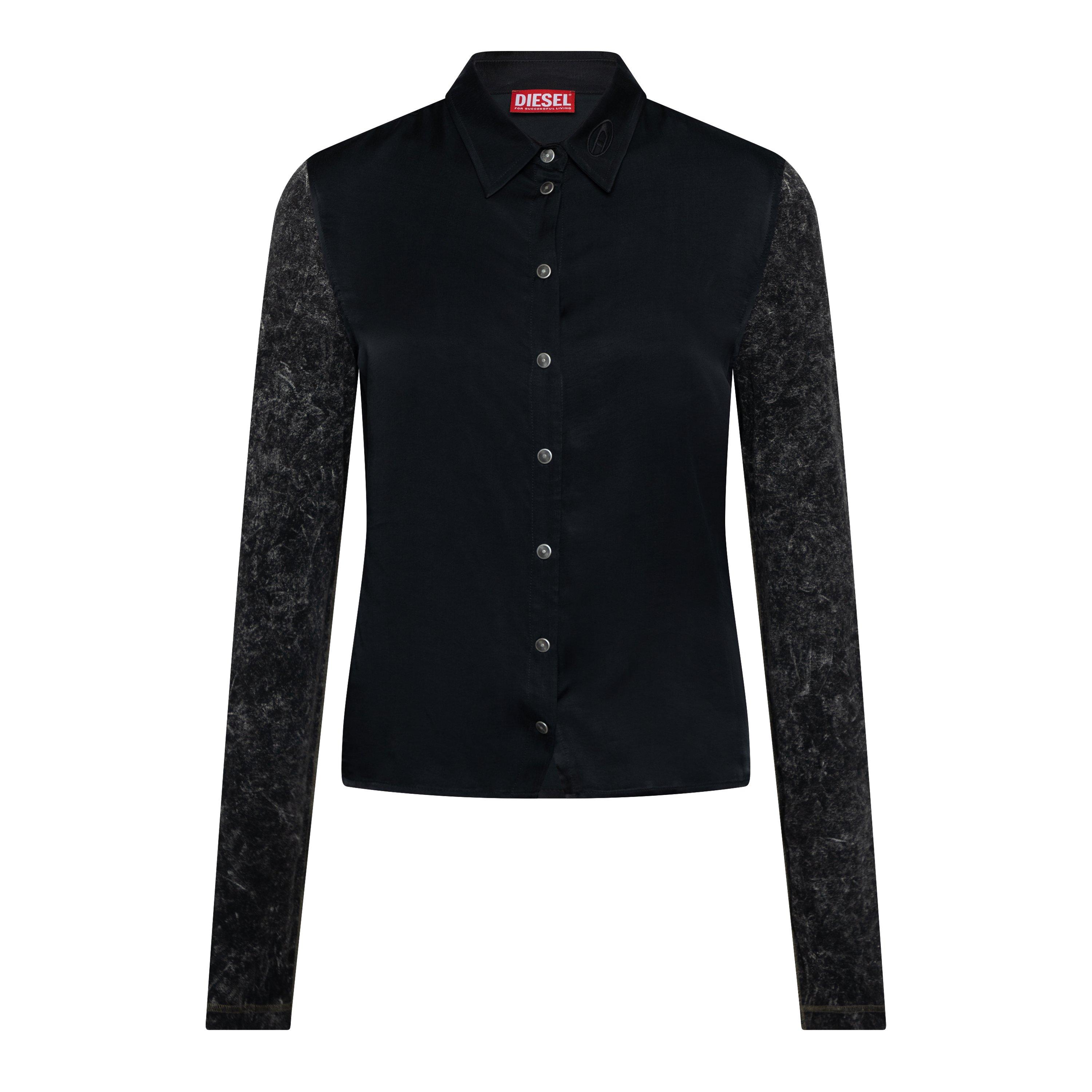 Diesel Men's Long Sleeve Plain Shirt