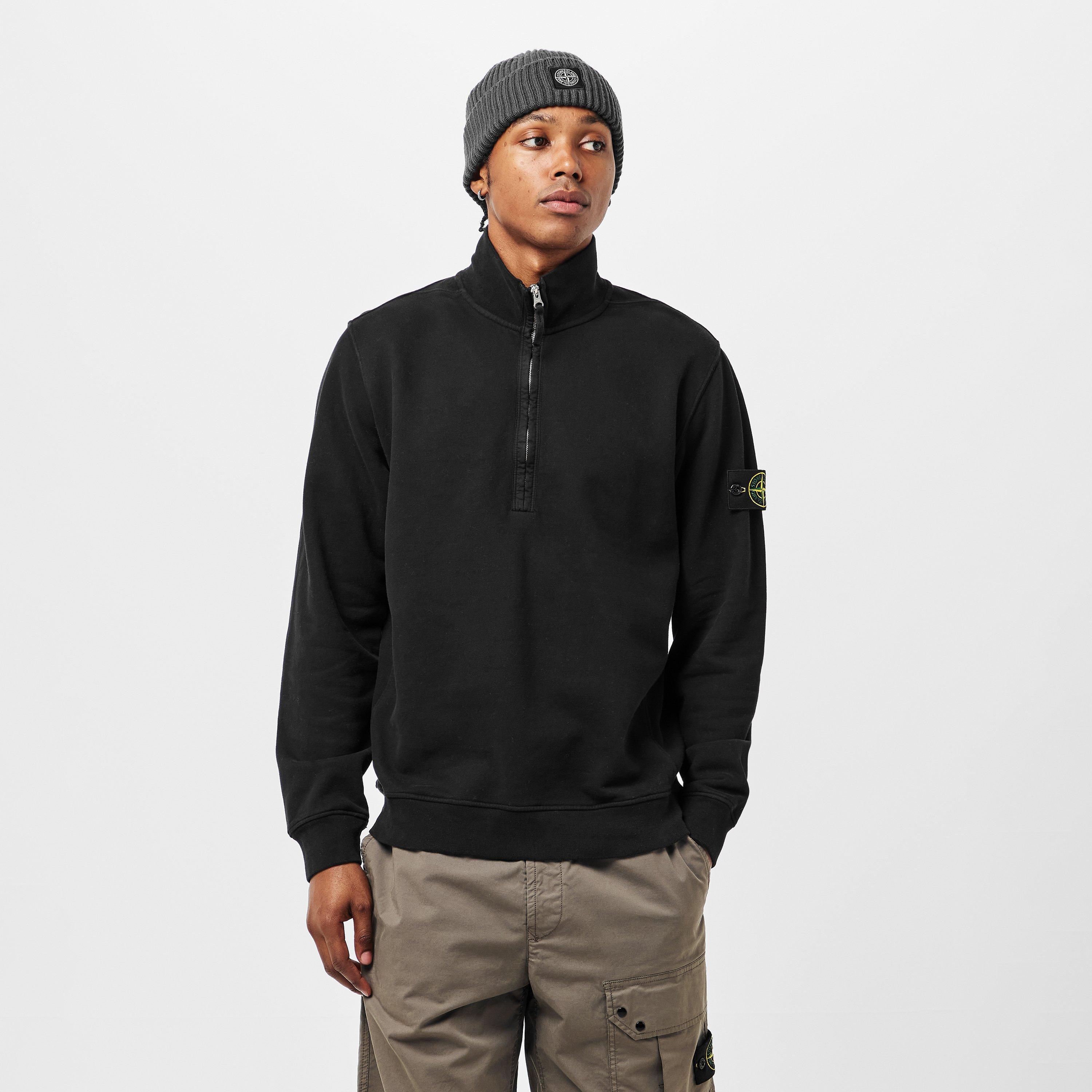 Nero V0029 - Stone Island - Quarter Zip Fleece - 3
