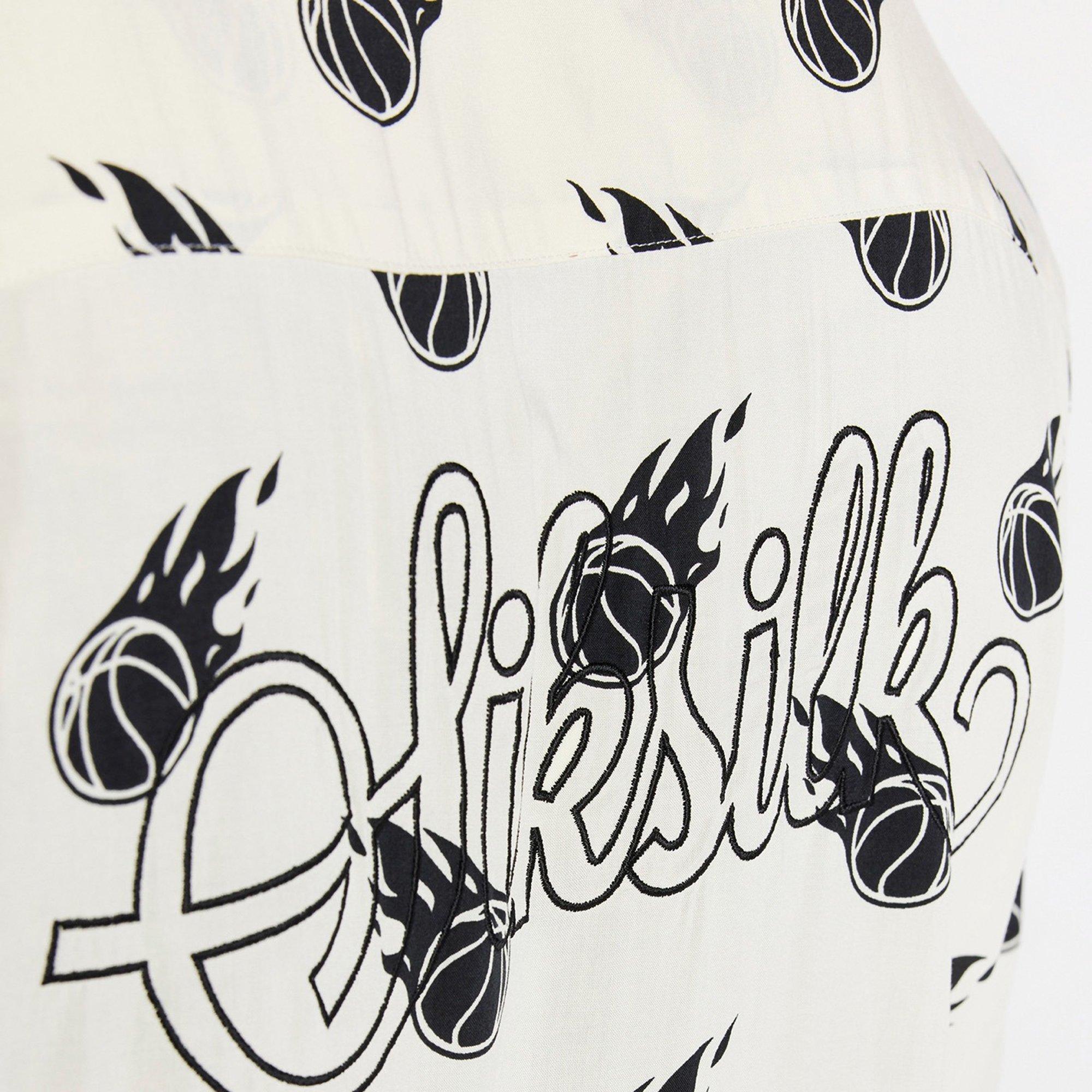 Ecru - SikSilk - Short-Sleeve Plain Shirt - 2