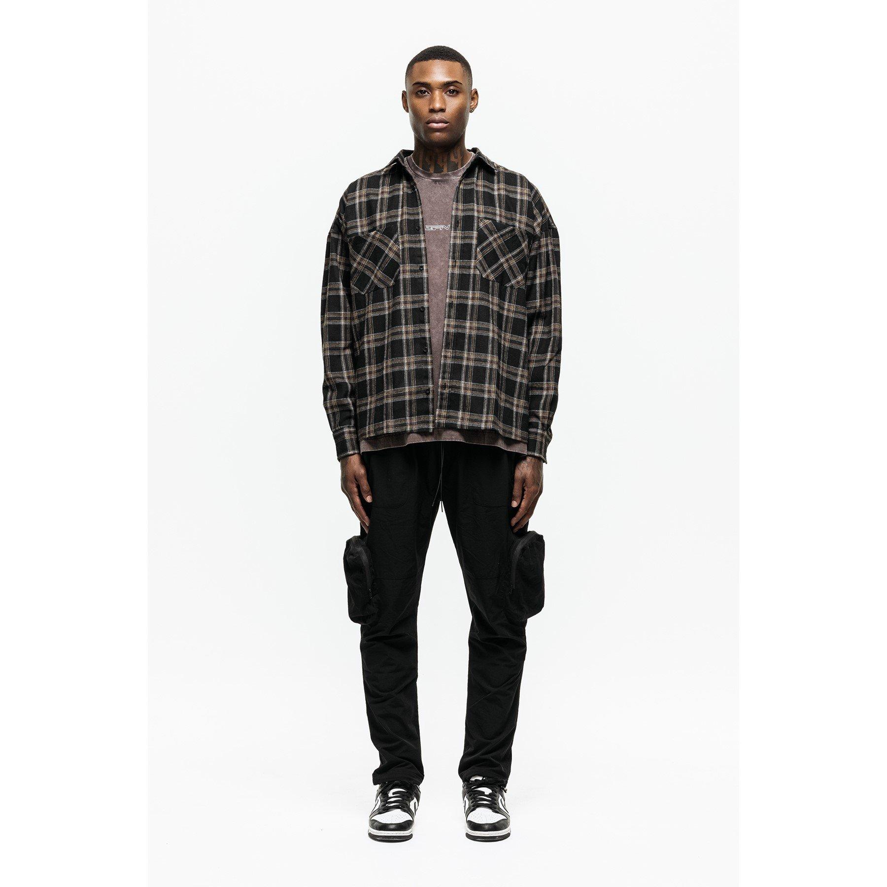 Marrone - Good For Nothing - Check Flannel Shirt - 3