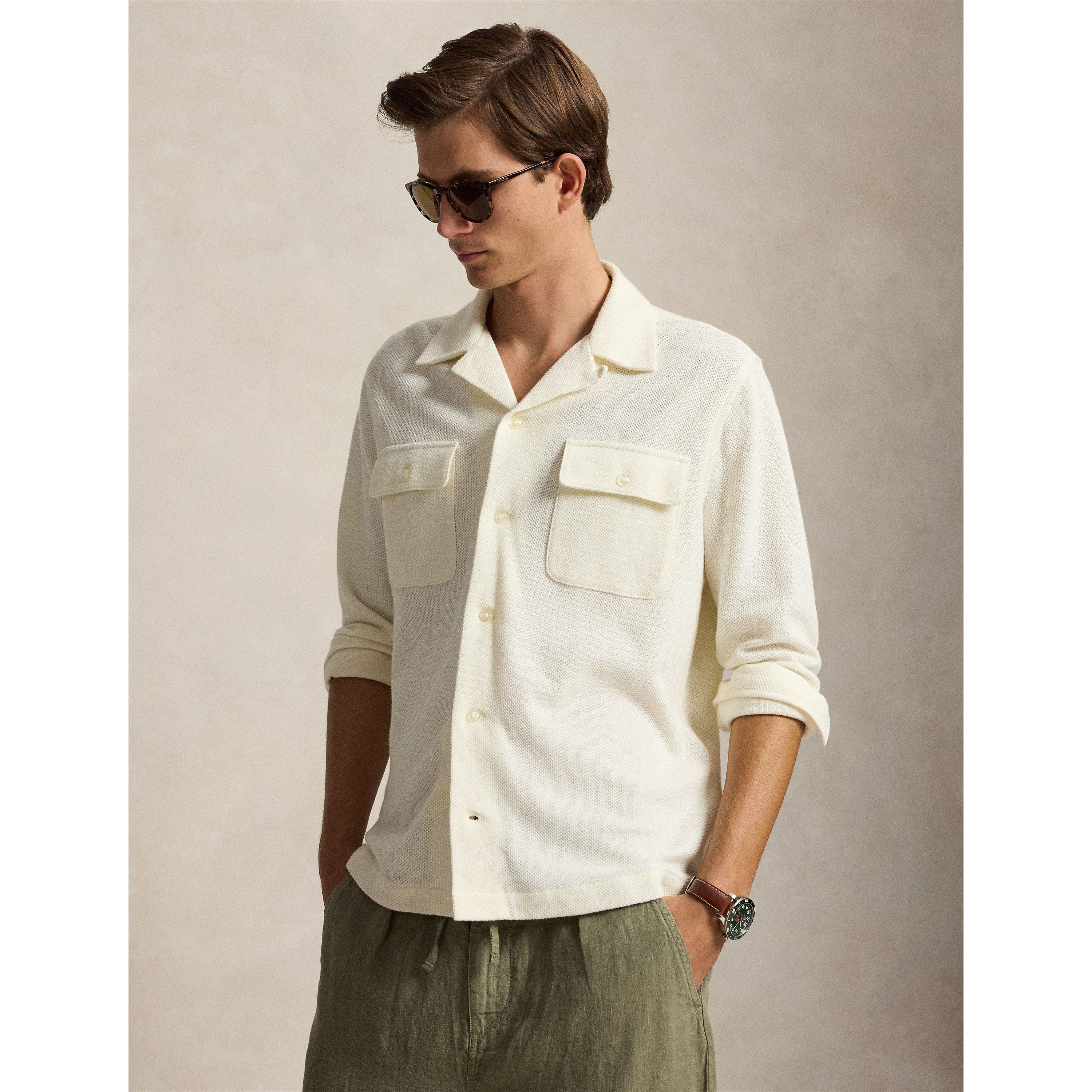 Pale Cream - Polo Ralph Lauren - Polo Hnycomb Shirt Sn62 - 3