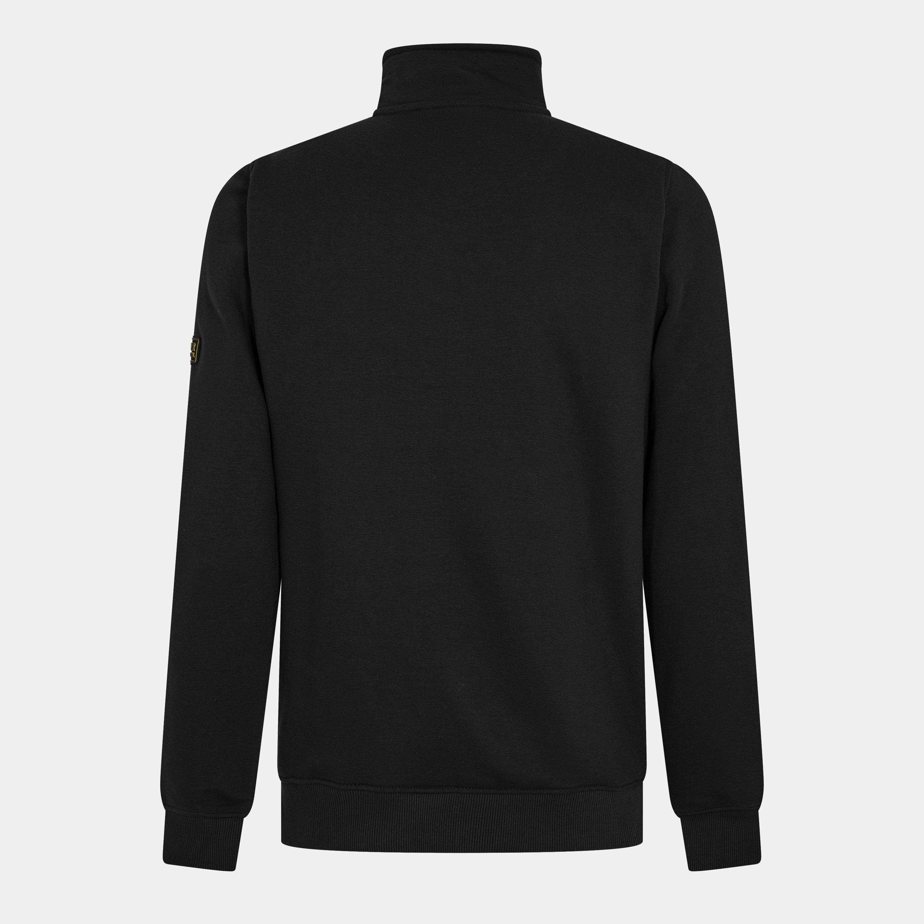 Black - Barbour - Barbour Outline Half-Zip Sweatshirt - 2