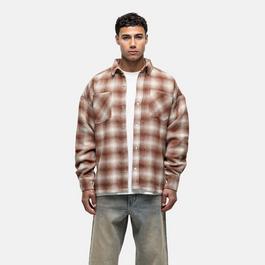 Good For Nothing Check Heavy Overshirt