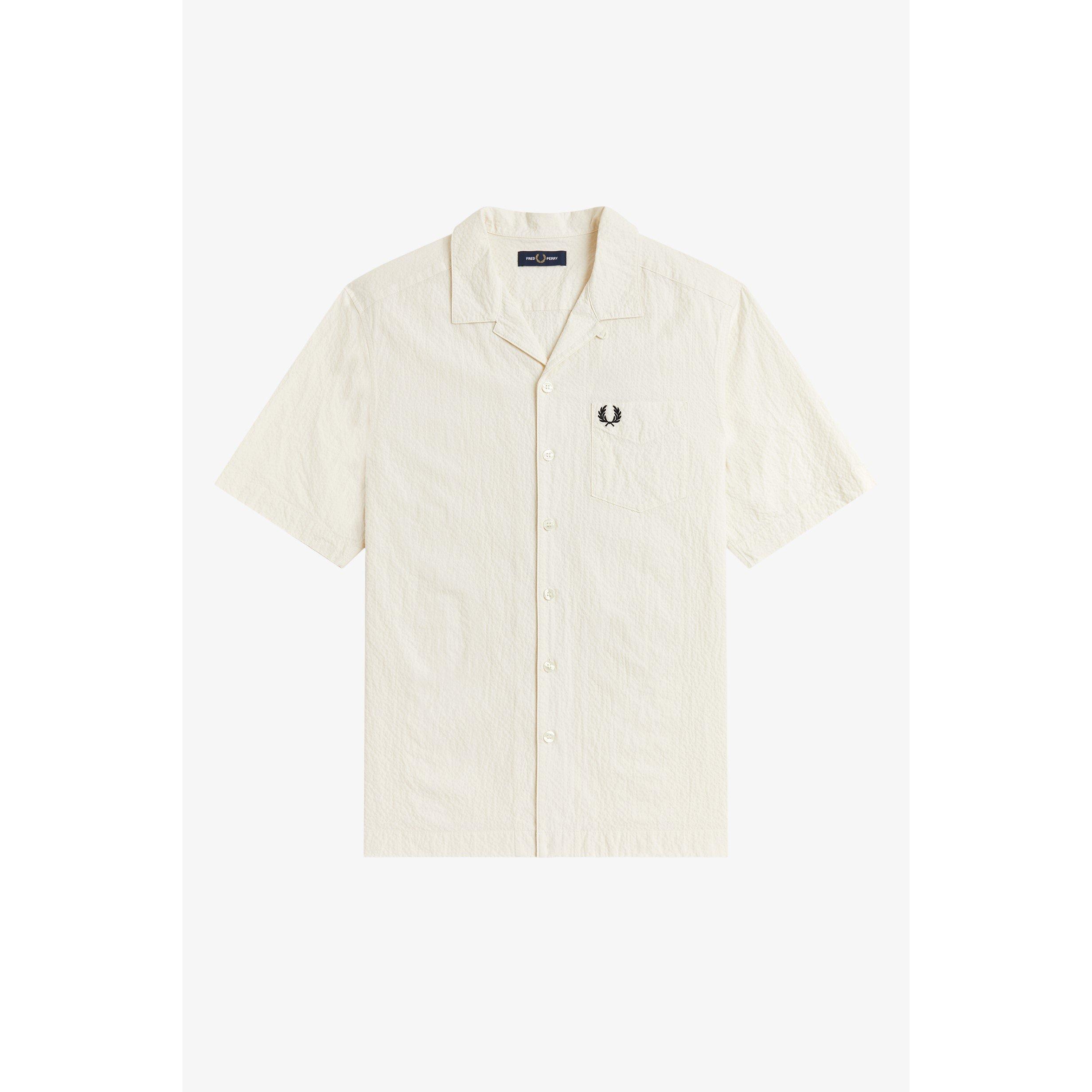 Ecru 560 - Fred Perry - Men's Short Sleeve Plain Shirt - 1