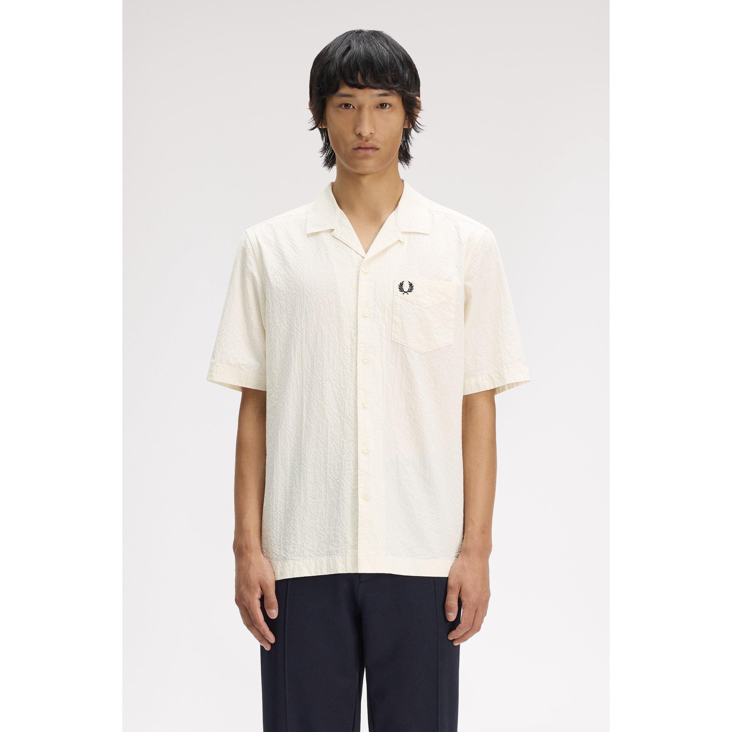 Ecru 560 - Fred Perry - Men's Short Sleeve Plain Shirt - 3