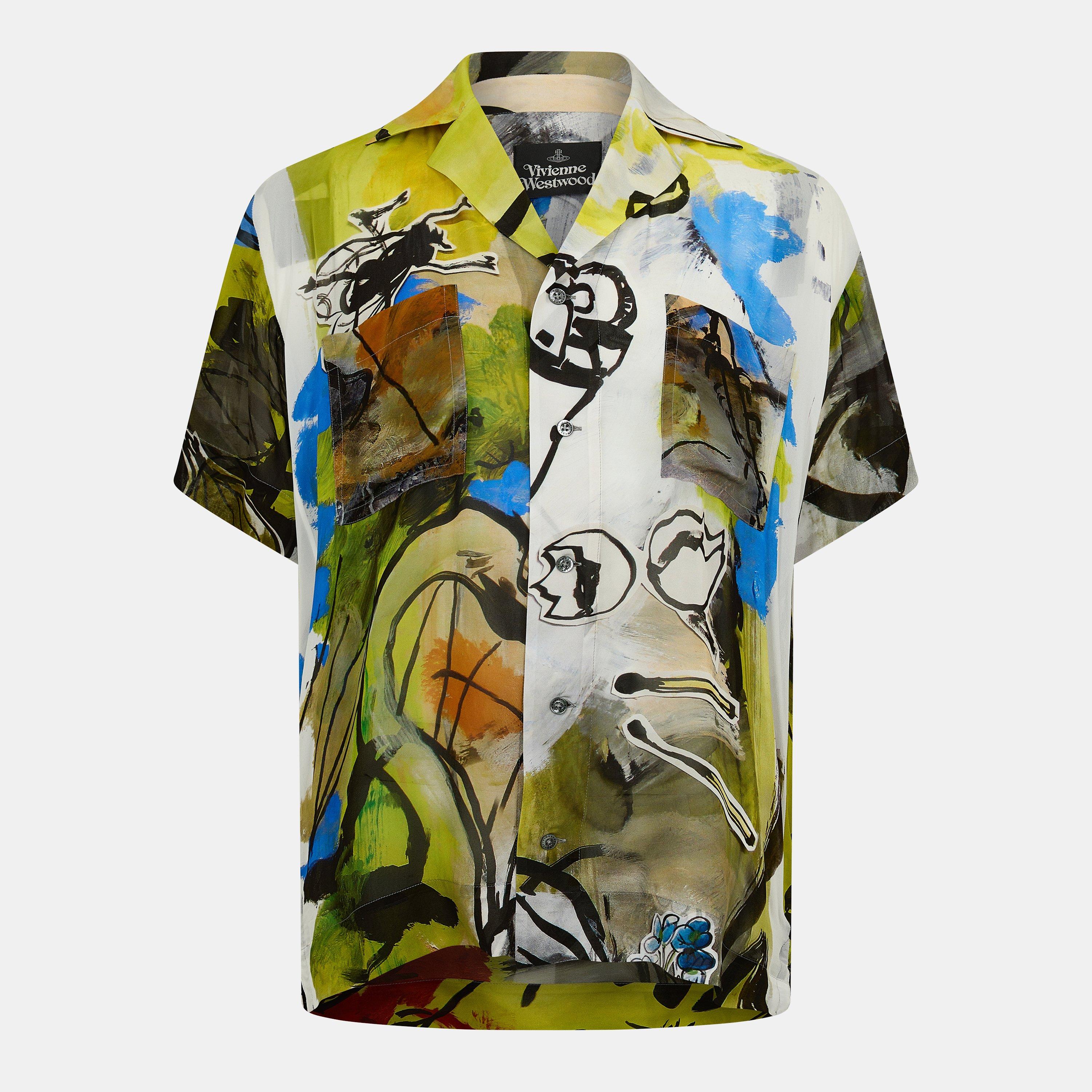Vivienne Westwood Men's Viv Wonder Short Sleeve Patterned Shirt