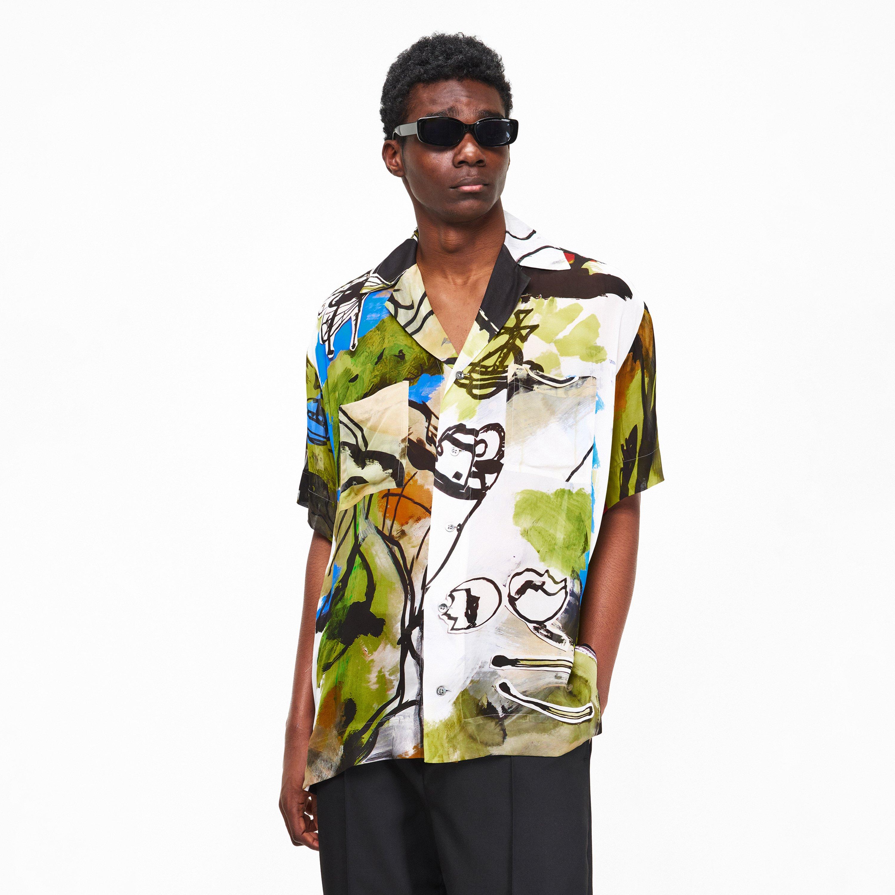 Vivienne Westwood Men's Viv Wonder Short Sleeve Patterned Shirt
