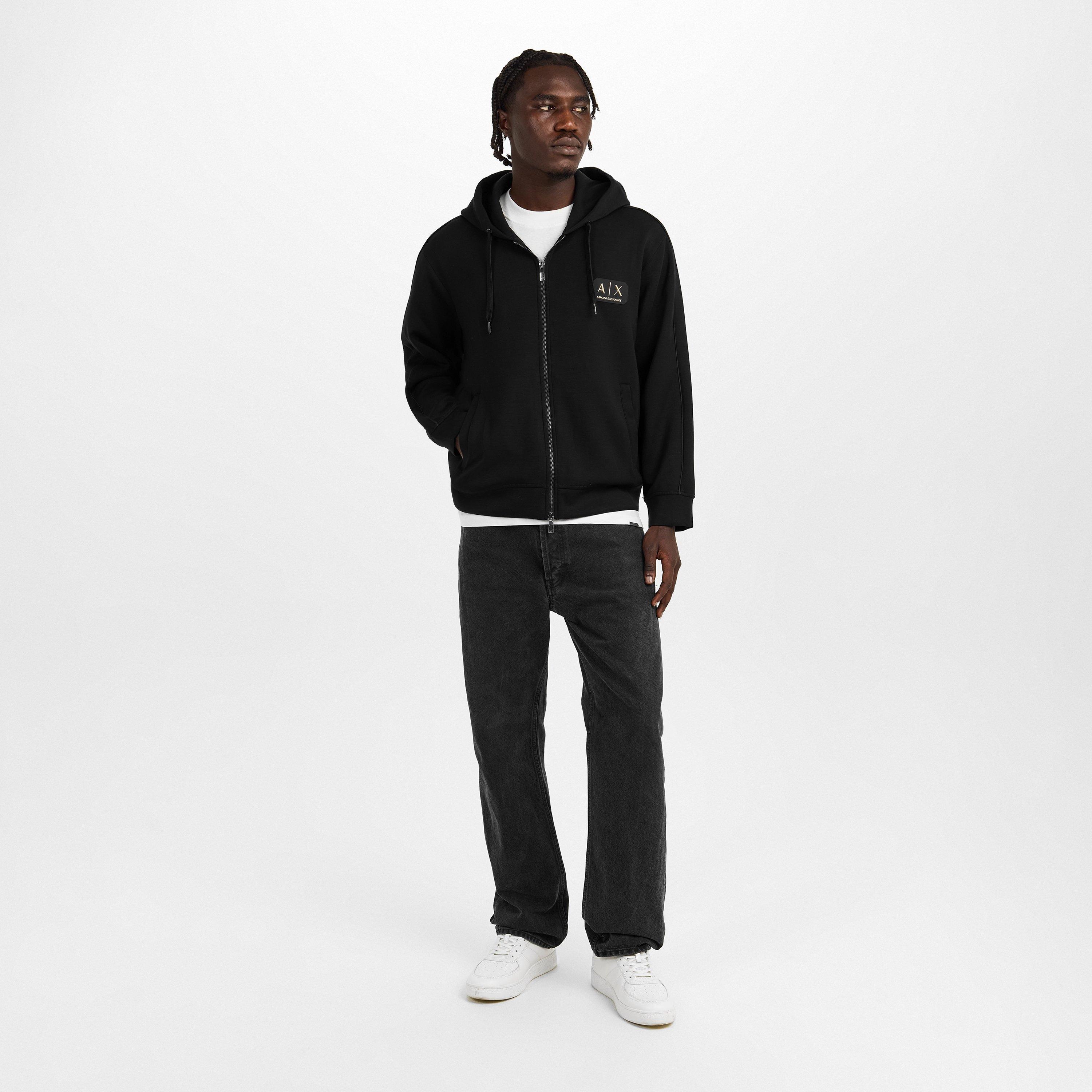 Armani Exchange Men's AX Badge Full Zip Fleece | USC